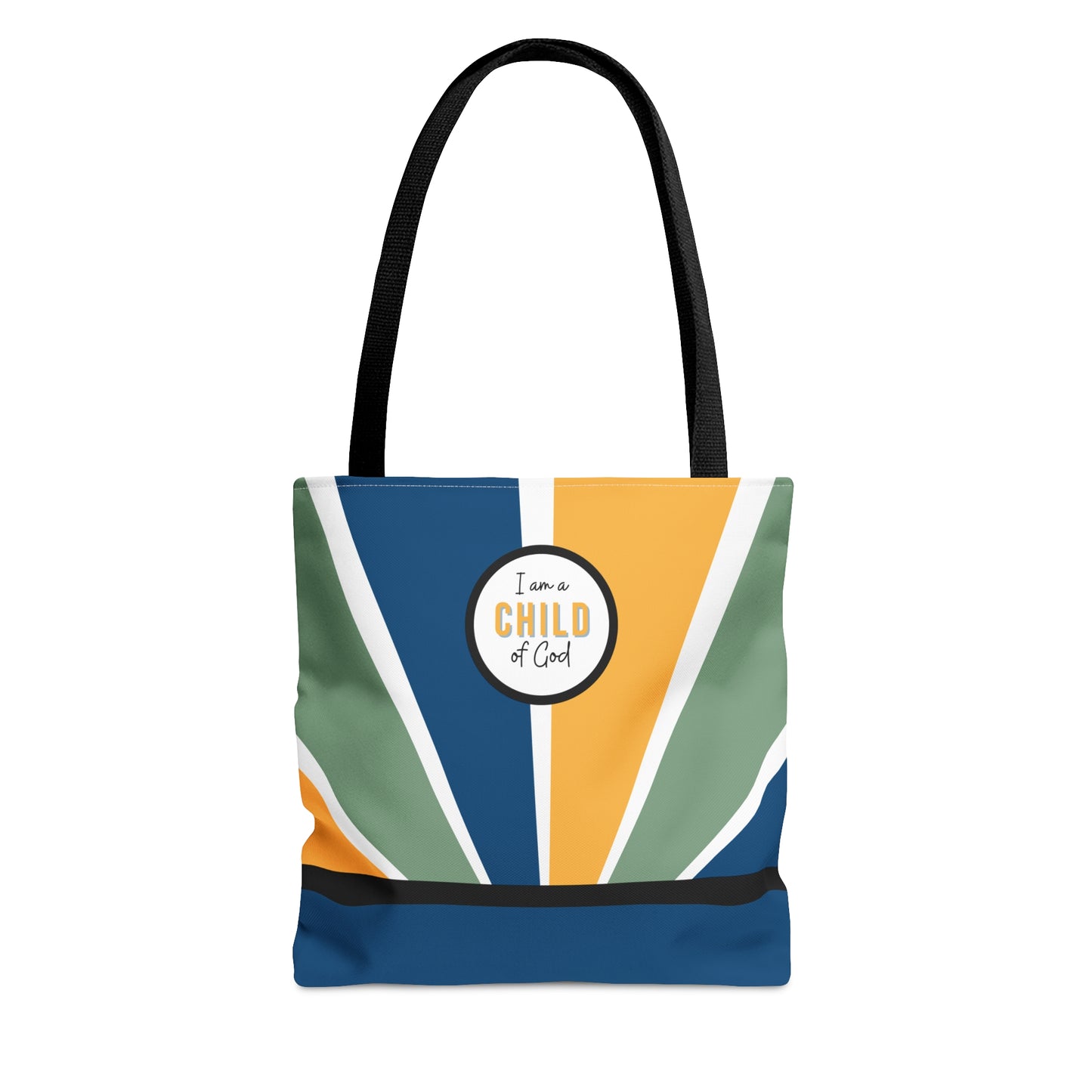 LDS Christian Scripture Church Baptism Kids Tote Bag Sunbeam Boys