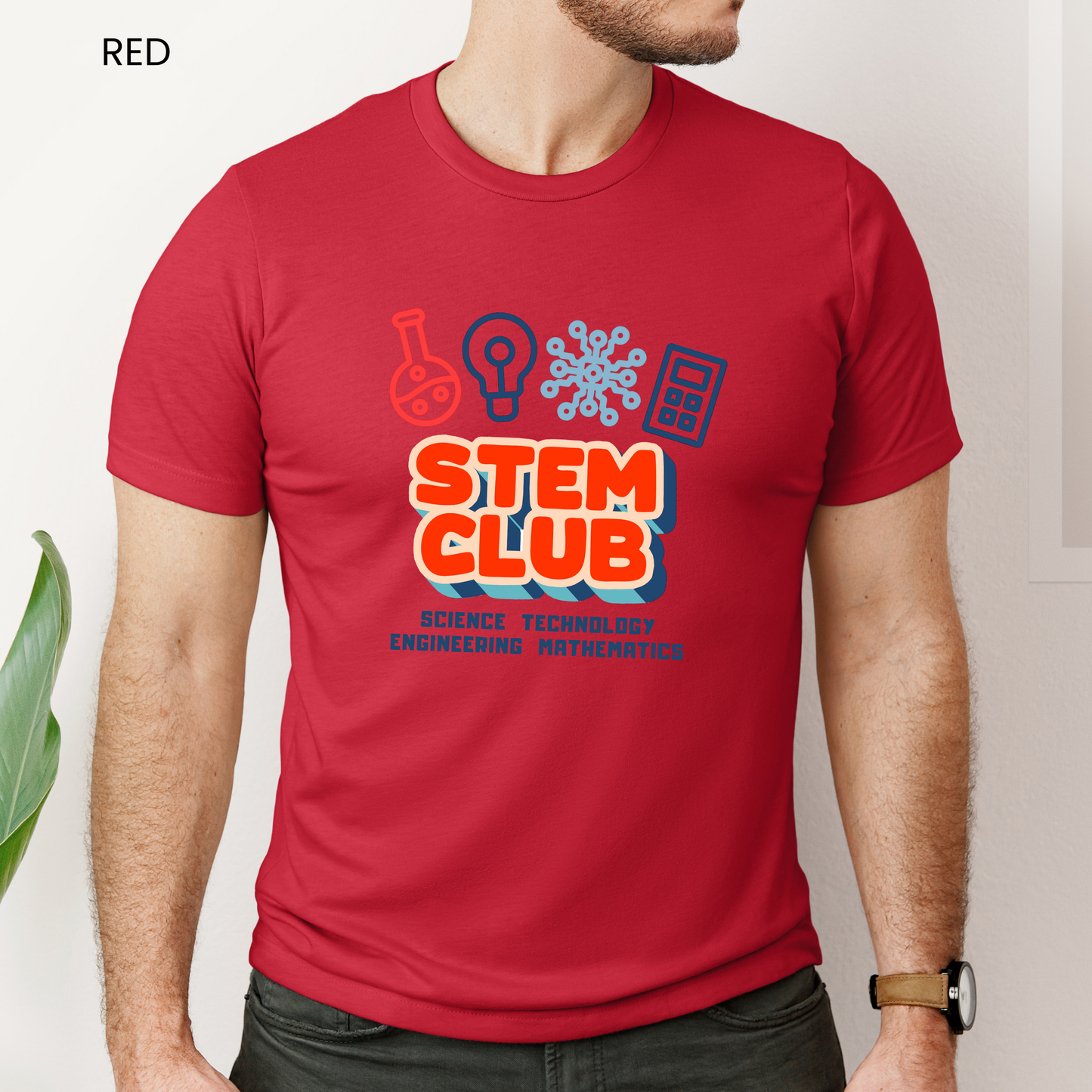 STEM Club Symbols Customizable Adult and Youth Tee