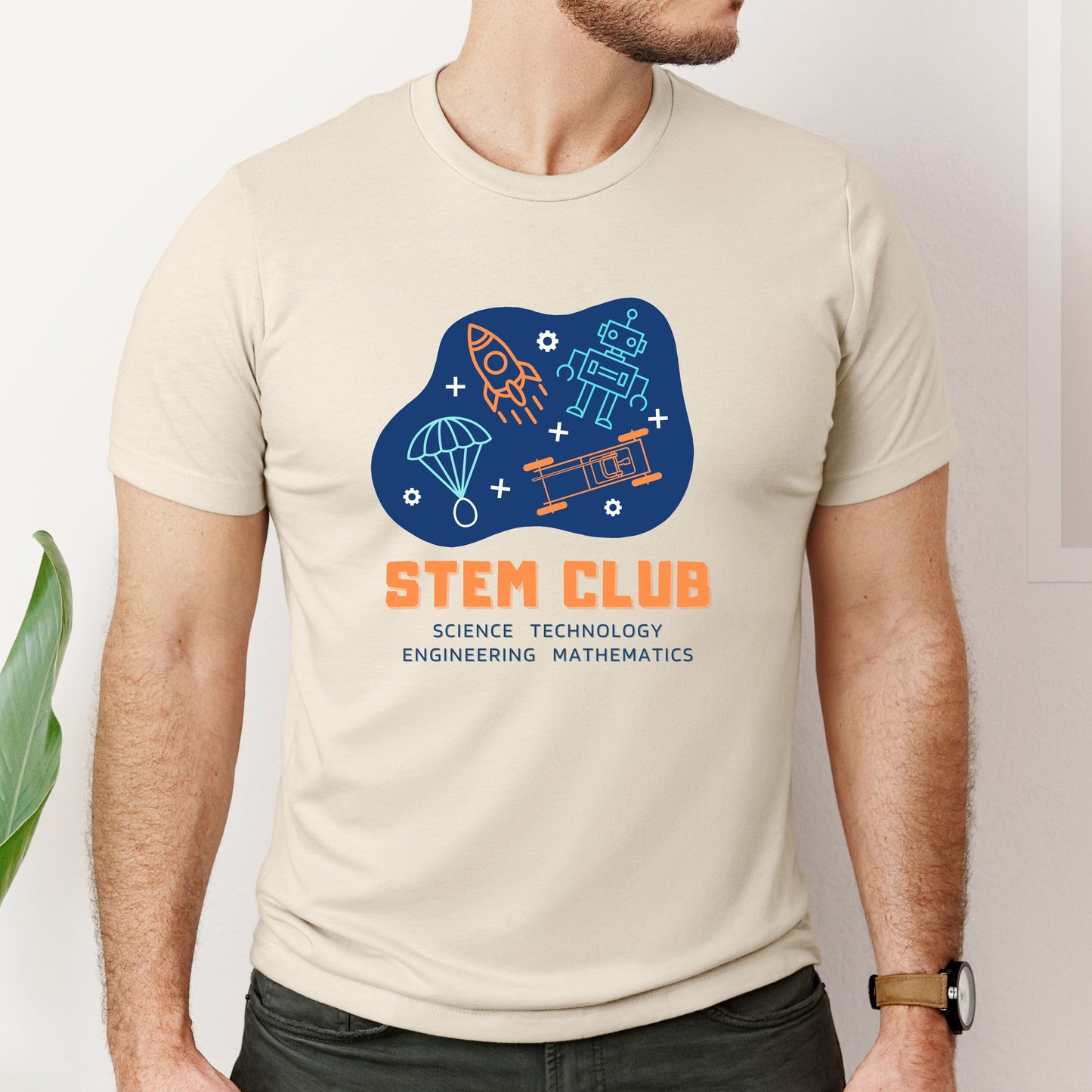 STEM Club Word Blob Customizable Adult and Youth Tee
