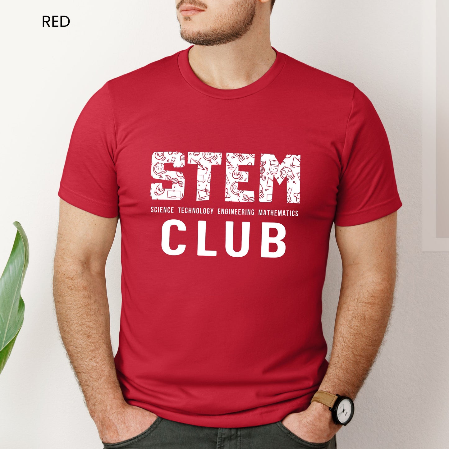 STEM Club Letter Symbols Customizable Adult and Youth Tee