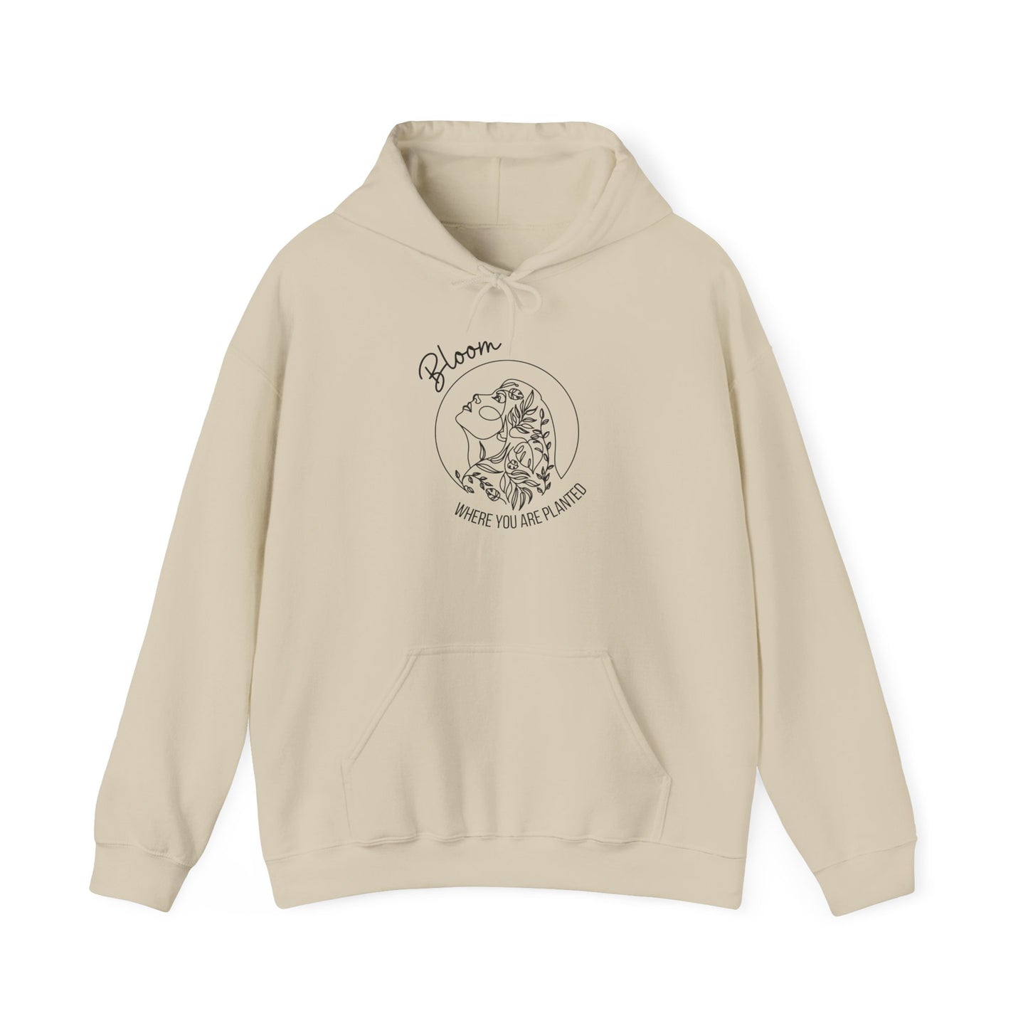 You Matter Bloom Where You Are Planted Unisex Hooded Sweatshirt