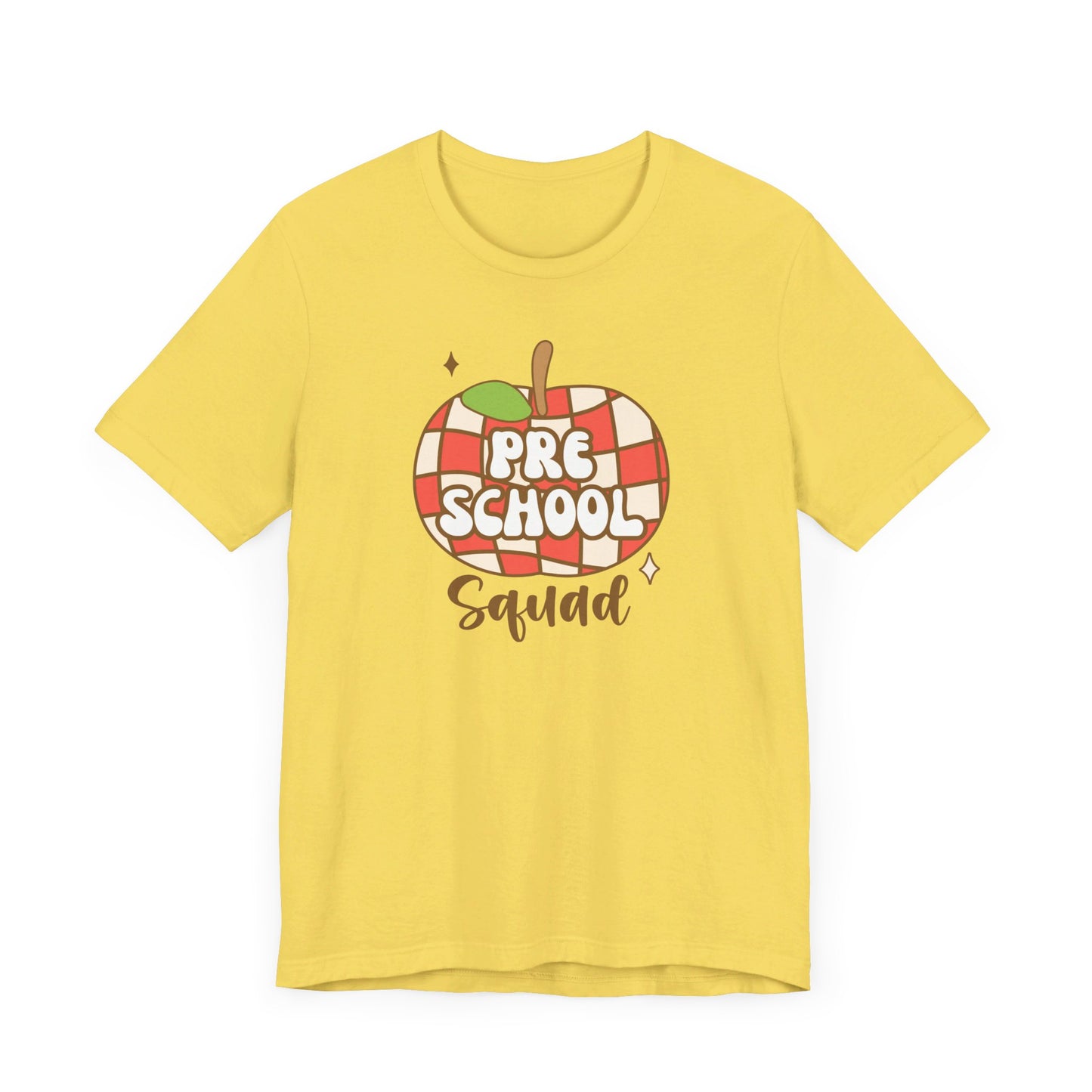 School Preschool Squad Retro Apple Tee