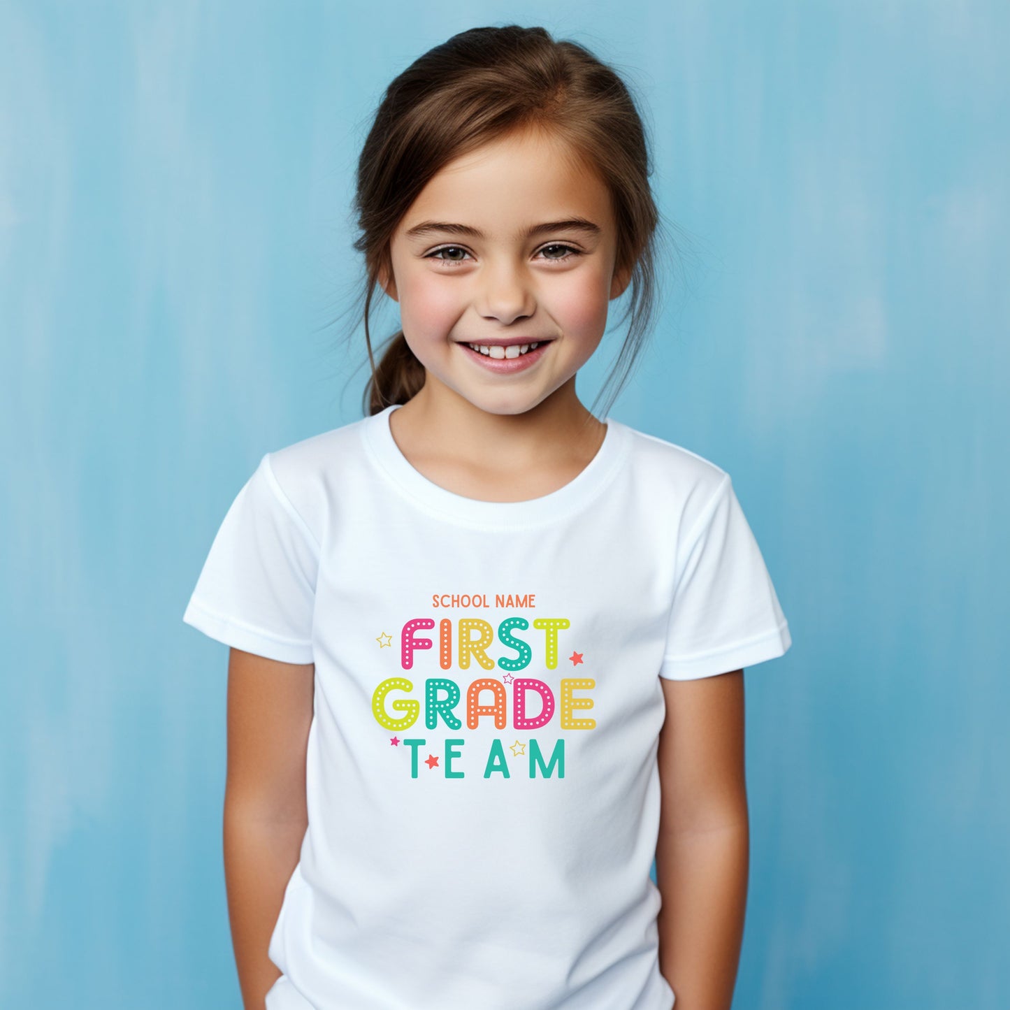 Dotted Fun Customizable Grade Short Sleeve Youth and Adult Tee