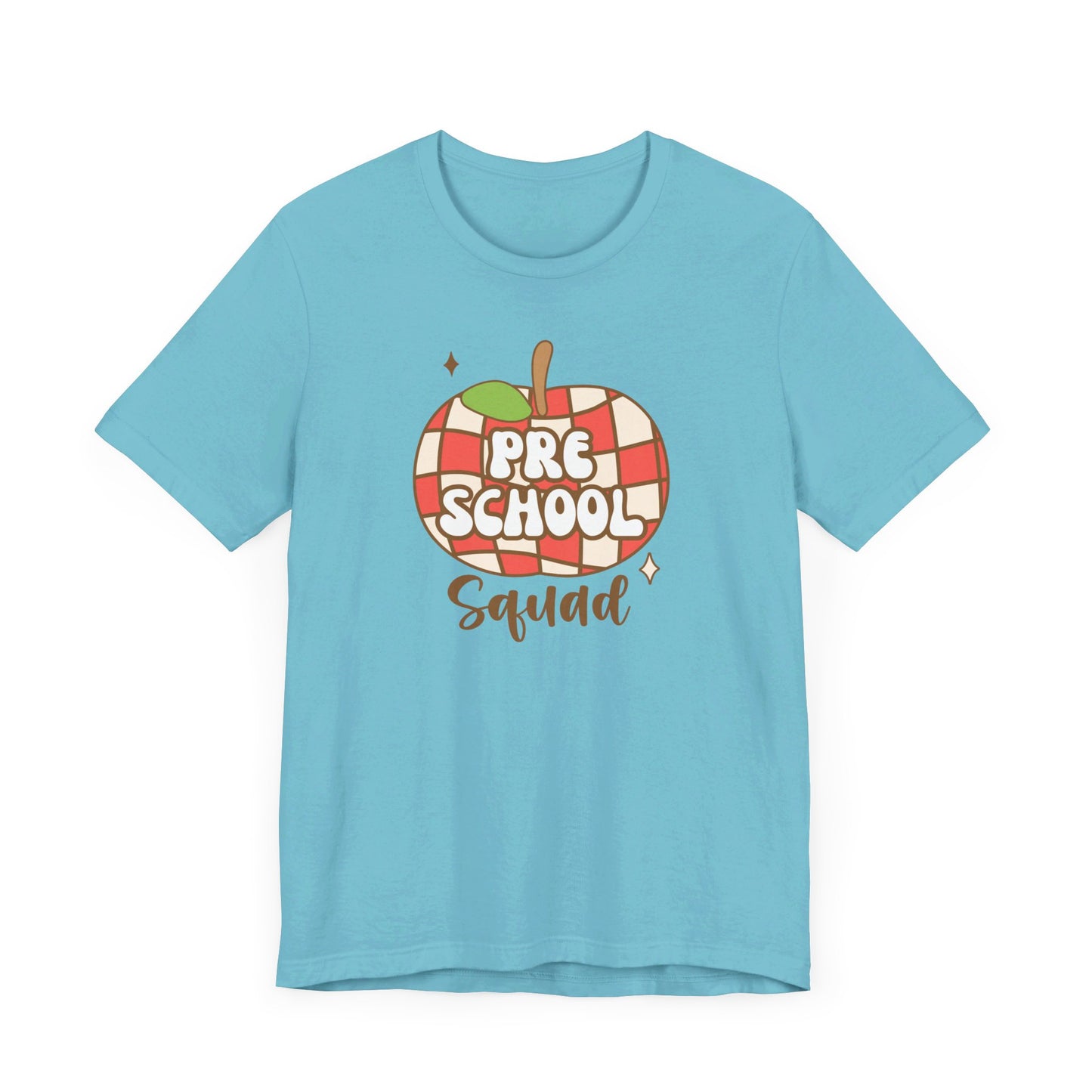 School Preschool Squad Retro Apple Tee