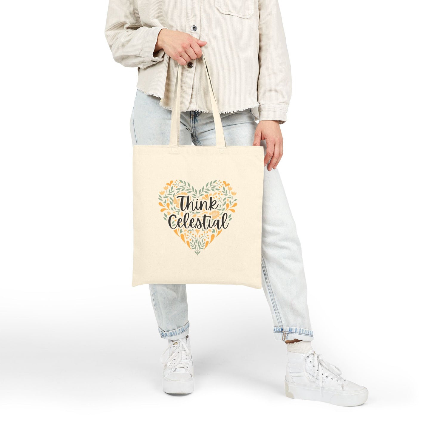 Church Scripture Tote Bag Think Celestial