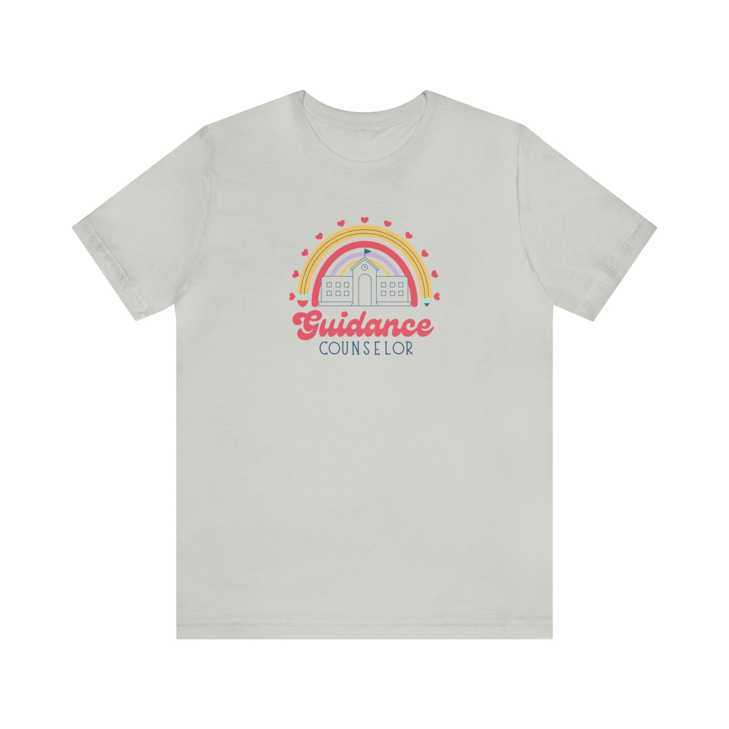 School Guidance Counselor Rainbow Tee