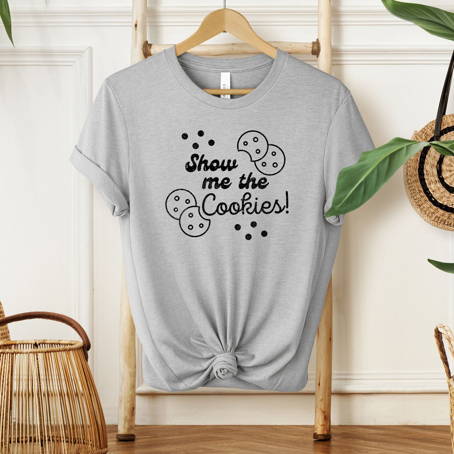 Distressed Show Me the Cookies Girl Scout Adult/Youth Tee