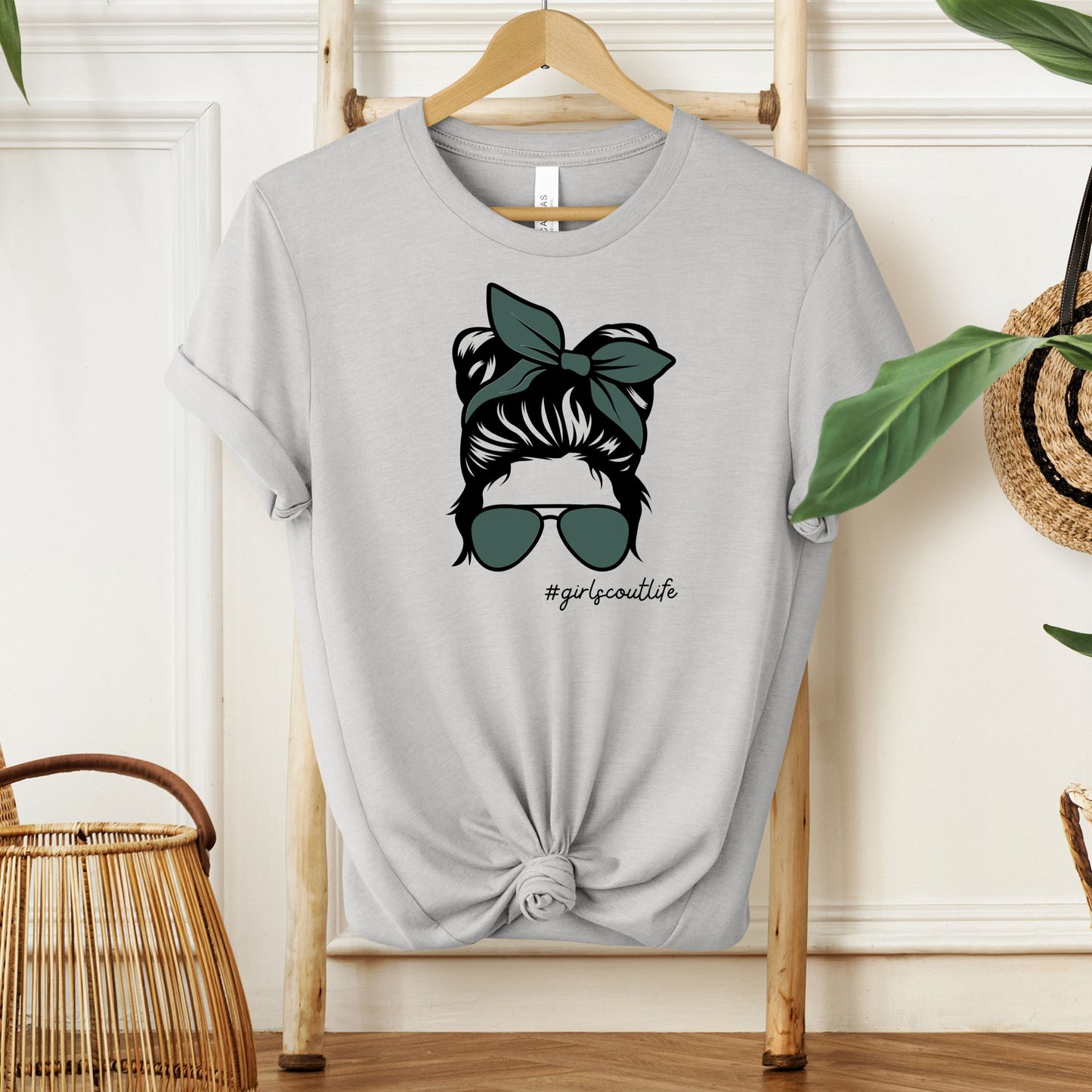 Girl Scout Messy Bun Adult/Youth Tee
