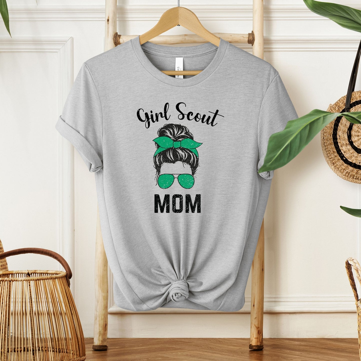 Distressed Girl Scout Mom Adult/Youth Tee