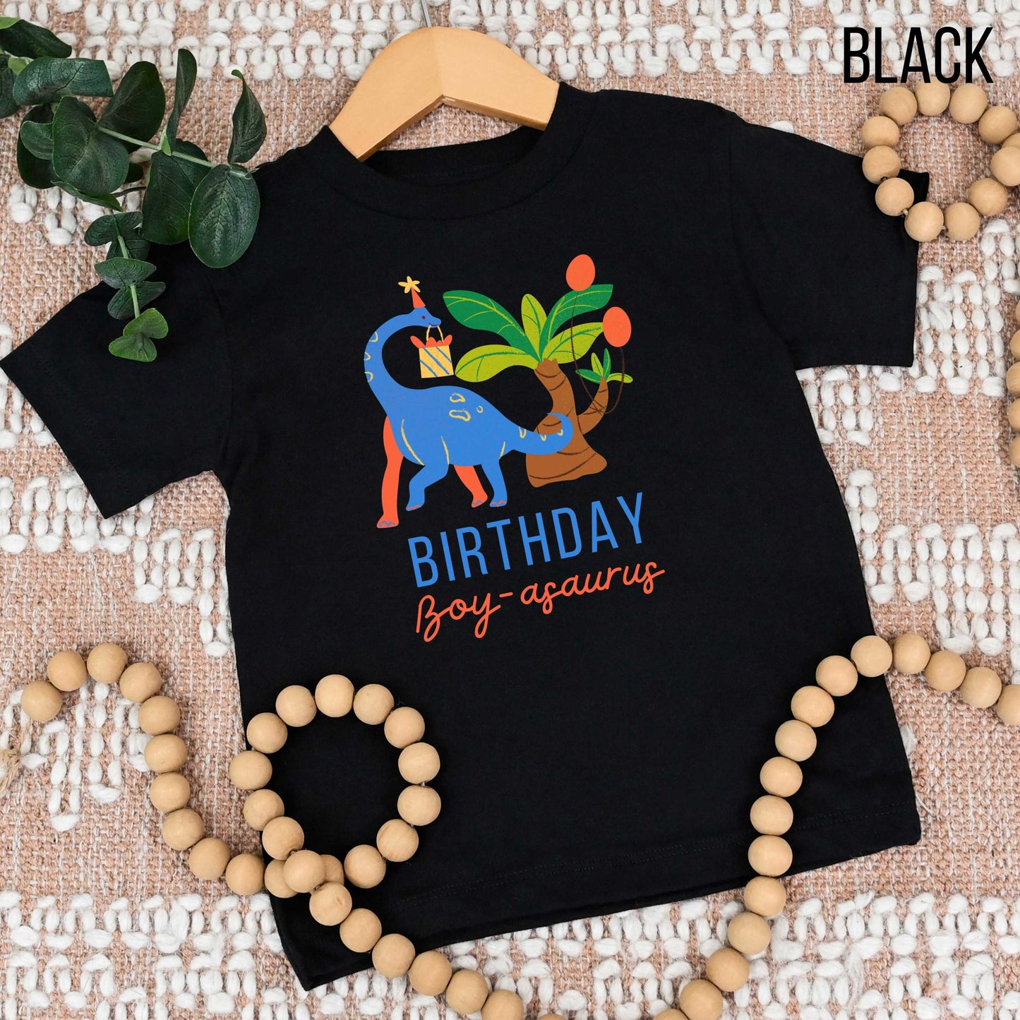 Birthday Boy Boyasaurus Youth Toddler Infant Short Sleeve Tee