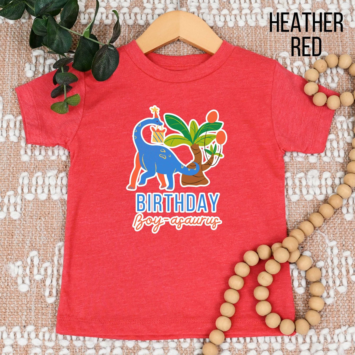 Birthday Boy Boyasaurus Youth Toddler Infant Short Sleeve Tee