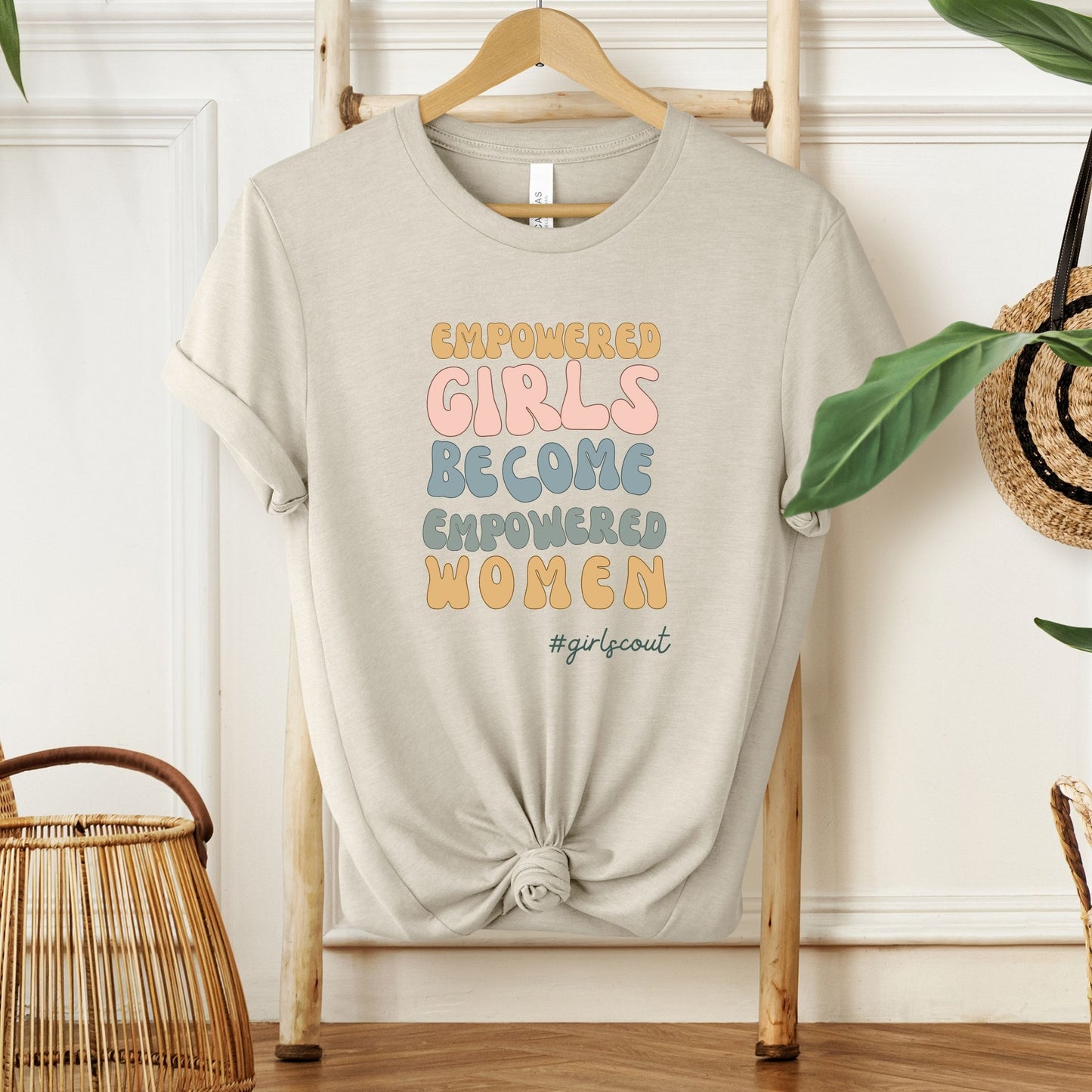 Empowered Girls Become Empowered Women Girl Scout Adult/Youth Tee