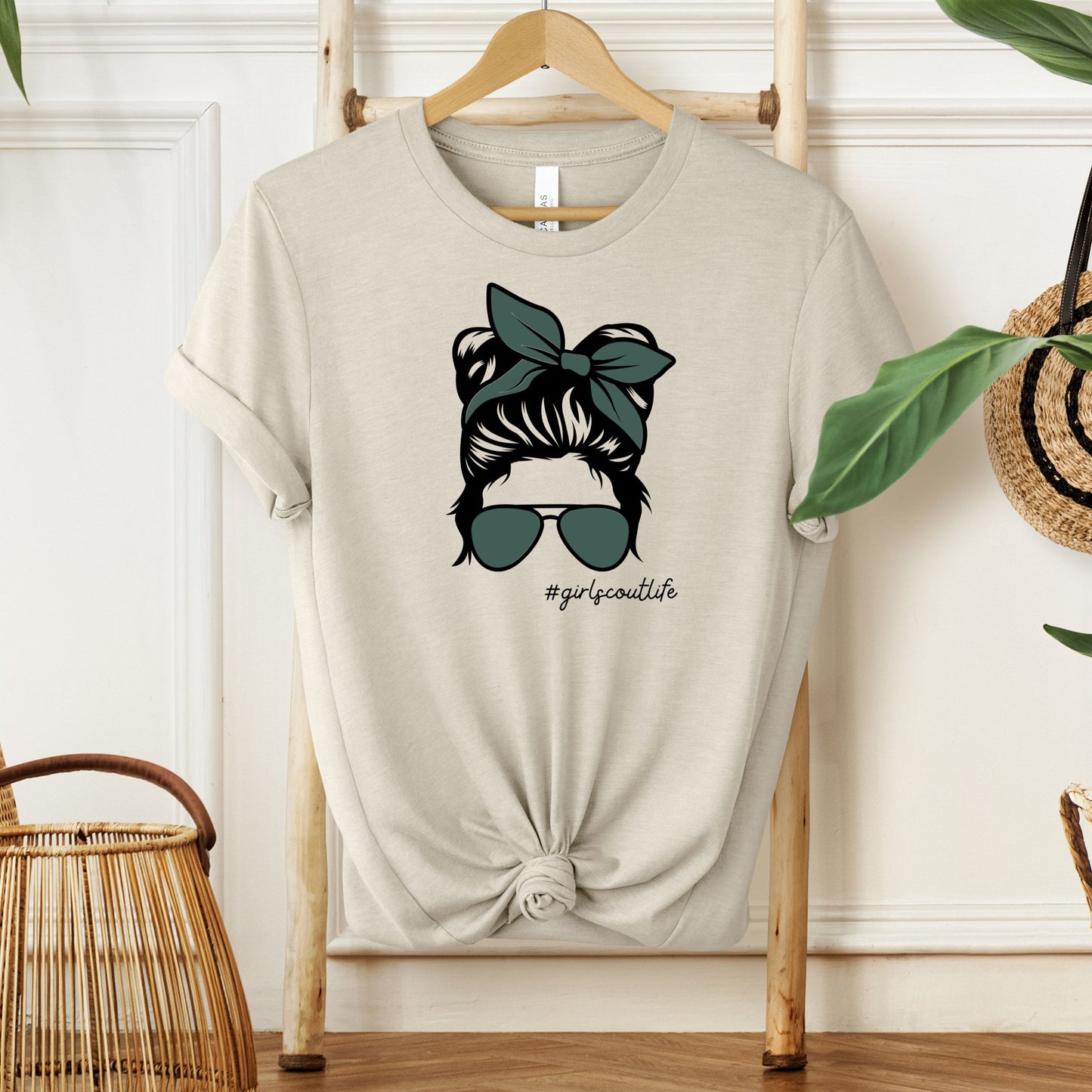 Girl Scout Messy Bun Adult/Youth Tee