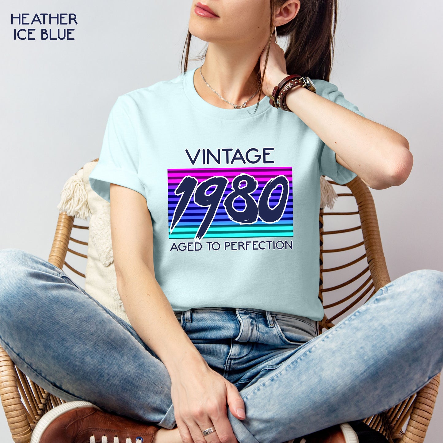 Retro 1980s inspired Birthday Shirt Customizable