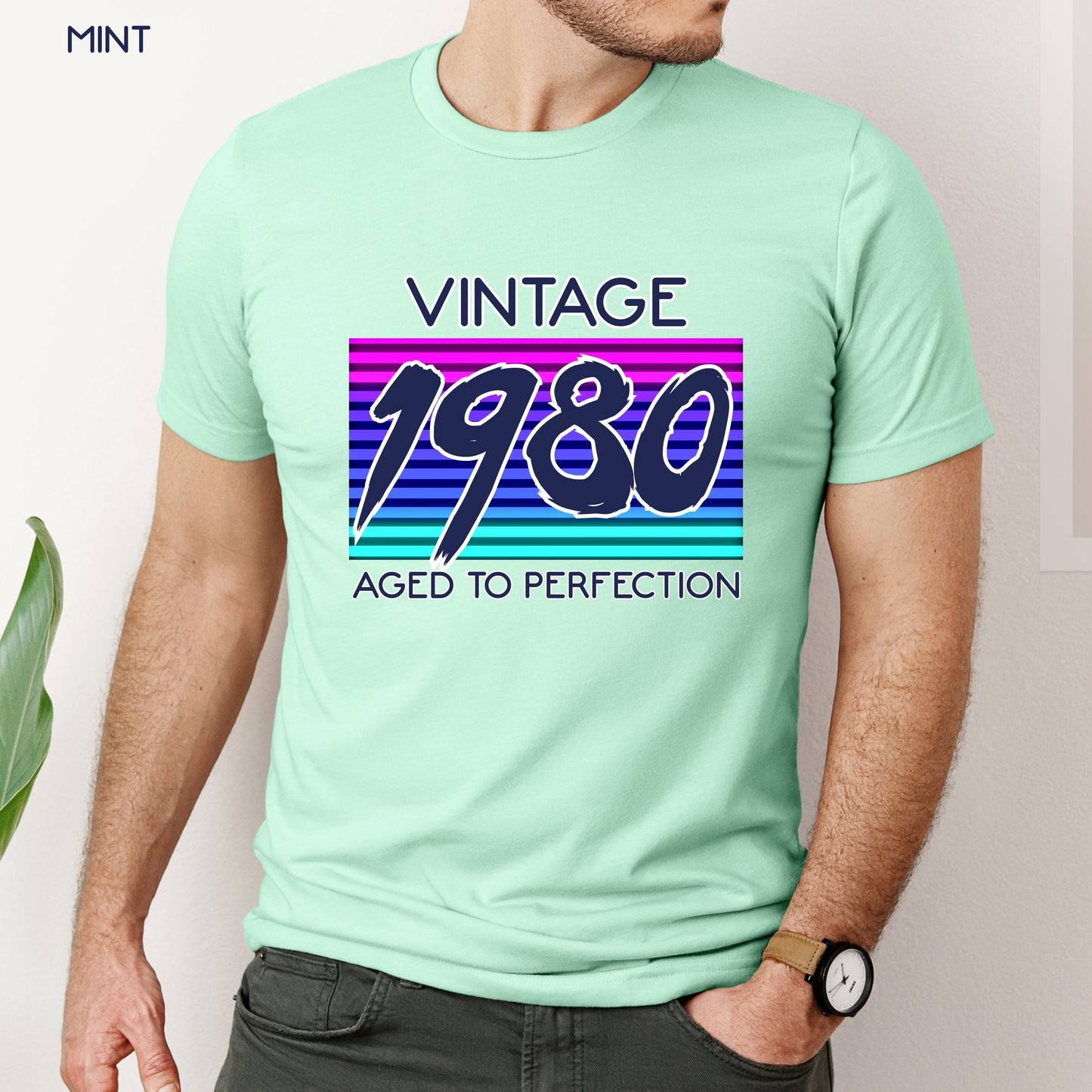 Retro 1980s inspired Birthday Shirt Customizable