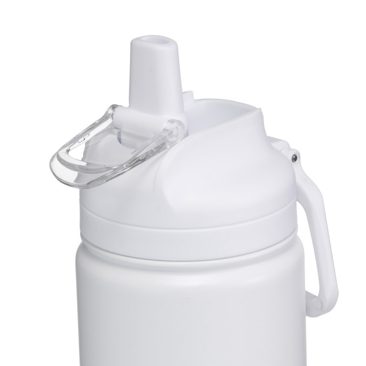 Modern Schoolhouse Stainless Steel White Water Bottle