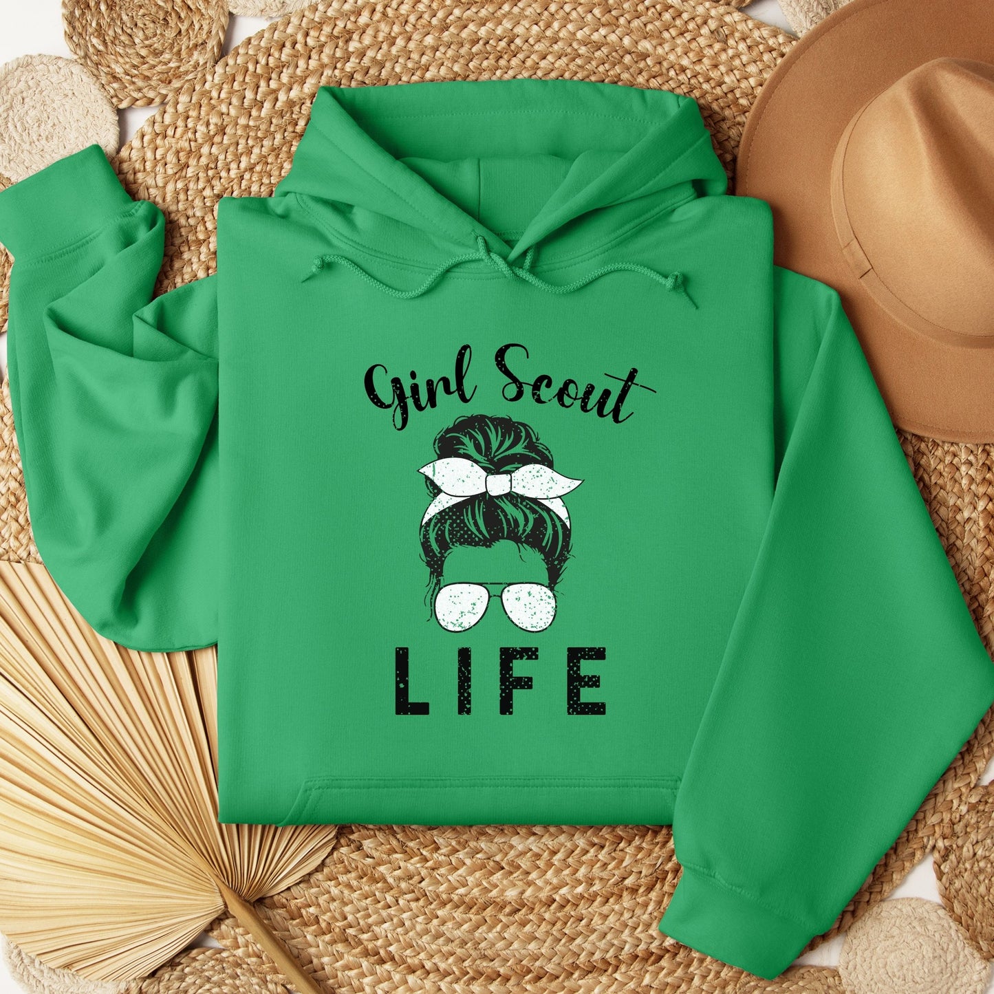Distressed Girl Scout Life Youth/Adult Hoodie