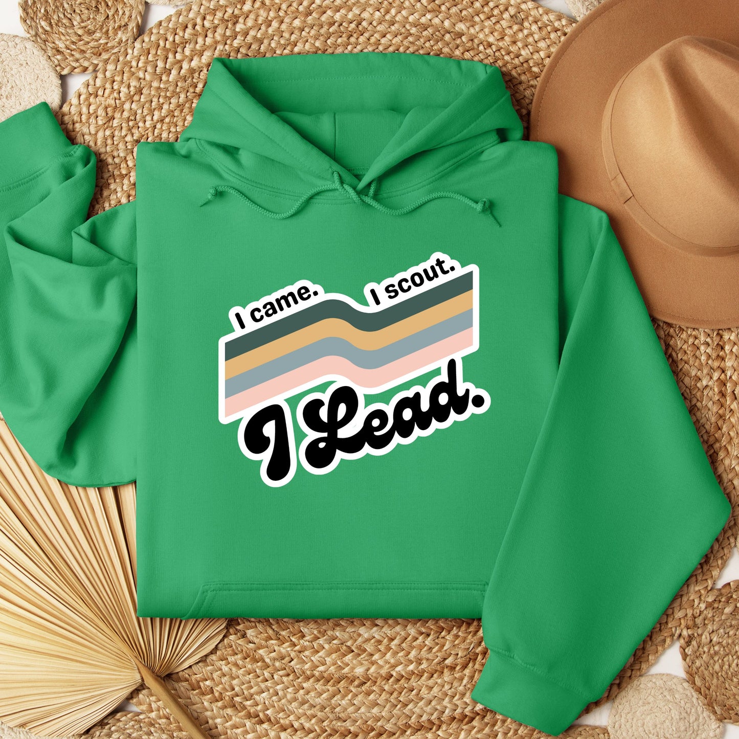 I Came I Scout I Lead Girl Scout Youth/Adult Hoodie