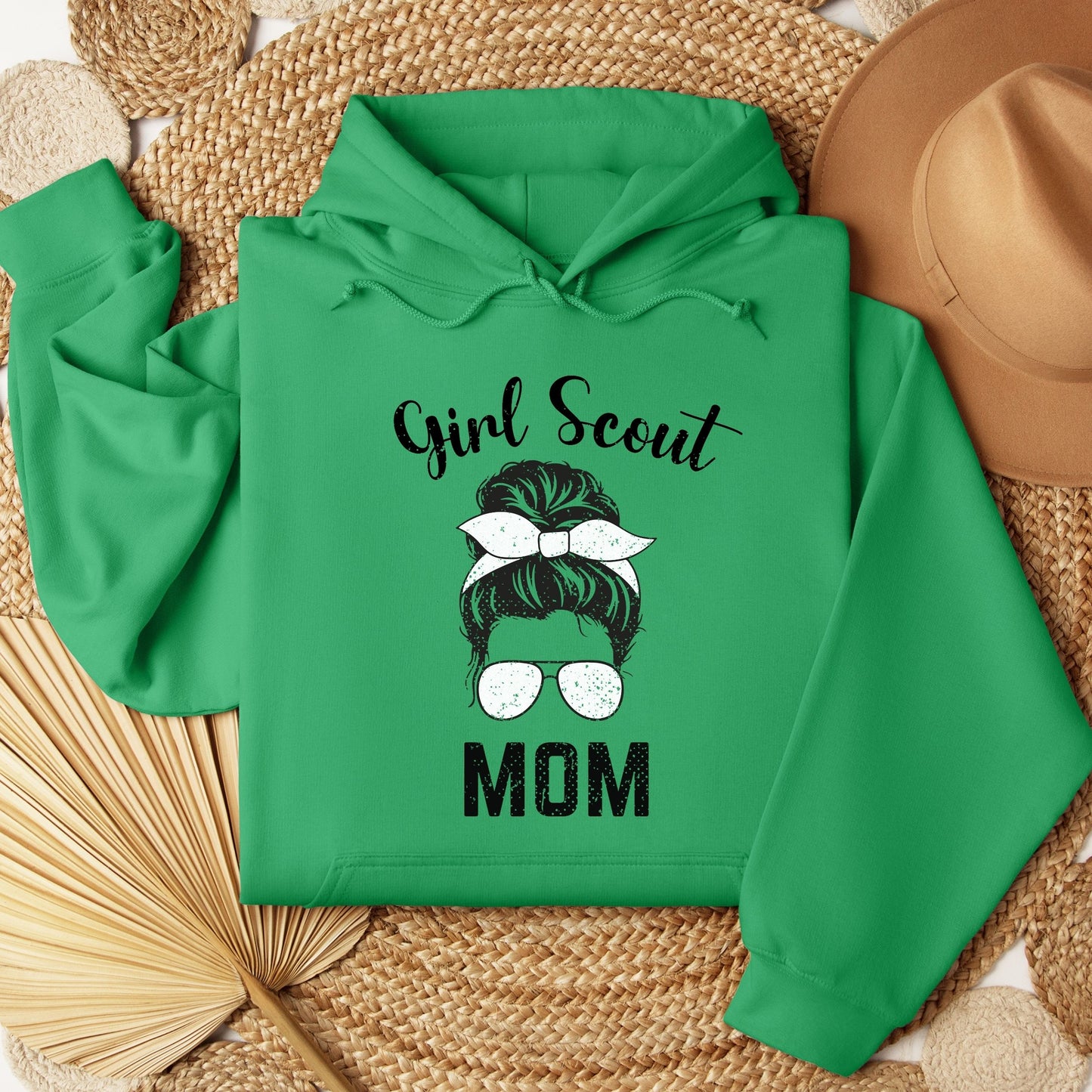 Distressed Girl Scout Mom Youth/Adult Hoodie