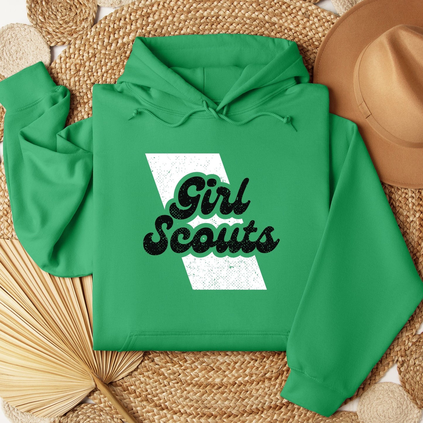 Distressed Girl Scout Sash Youth/Adult Hoodie