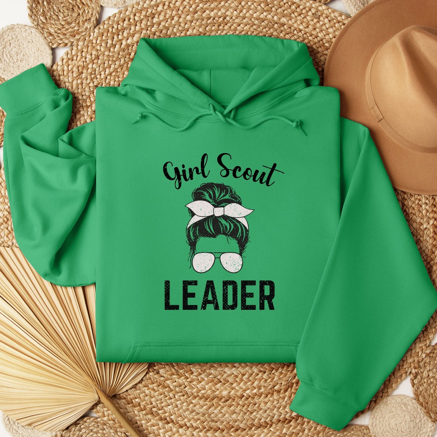 Distressed Girl Scout Leader Youth/Adult Hoodie
