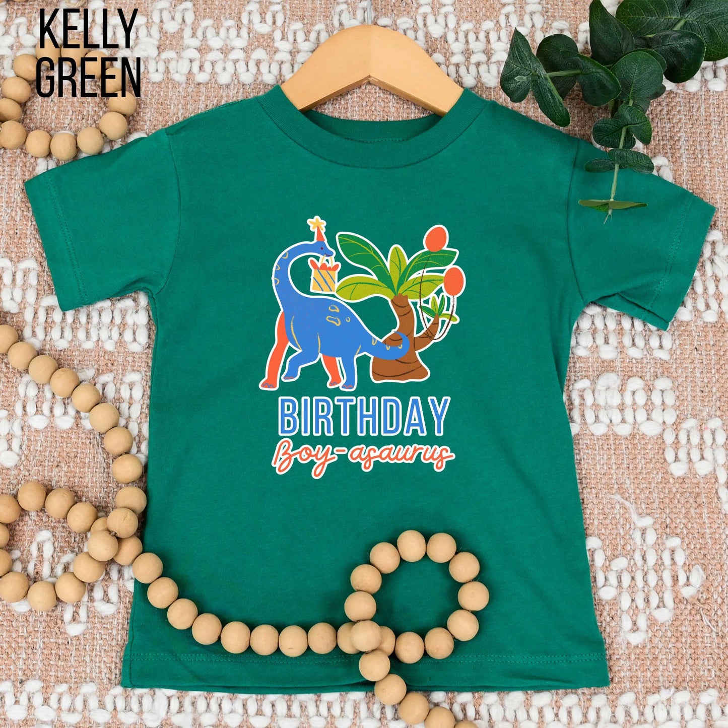 Birthday Boy Boyasaurus Youth Toddler Infant Short Sleeve Tee