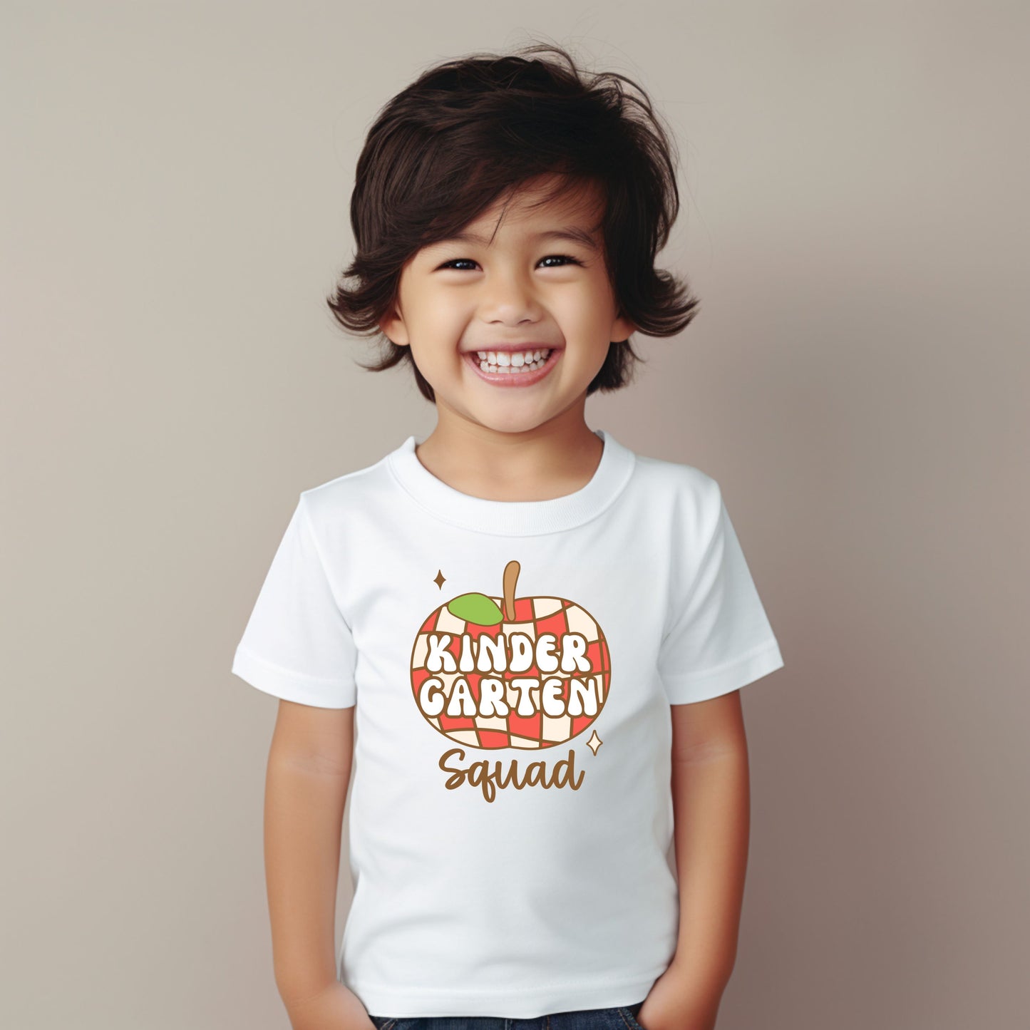 Retro Apple Squad Customizable Grade Short Sleeve Youth and Adult Tee