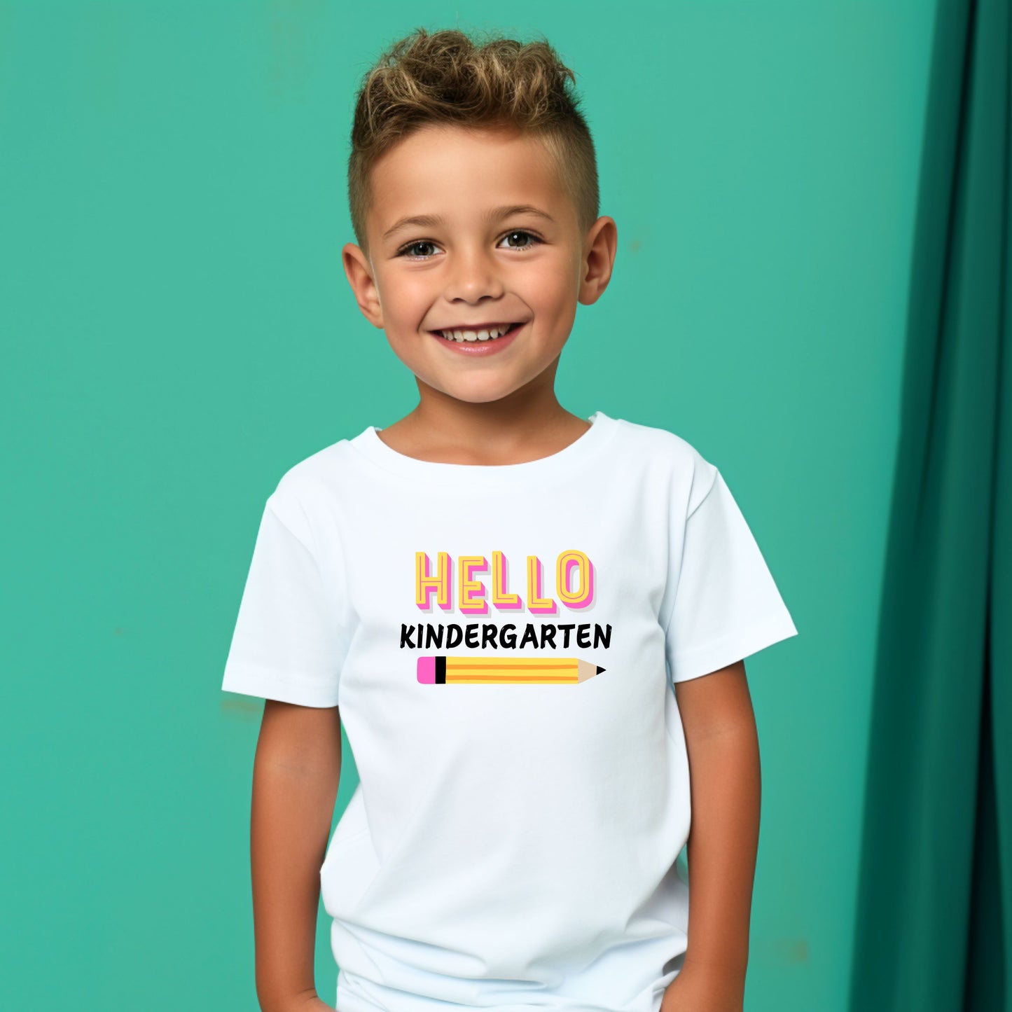 Hello Customizable Grade Short Sleeve Youth and Adult Tee