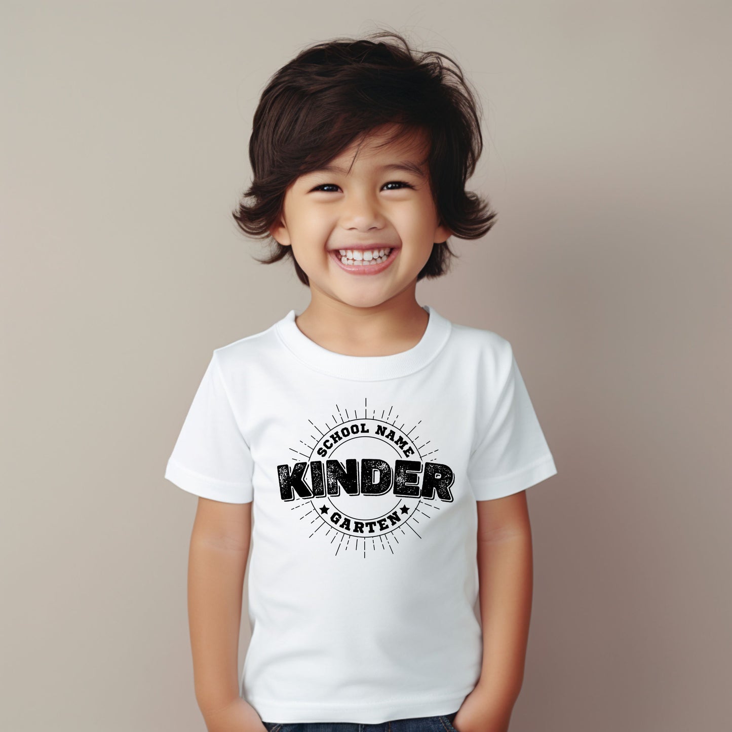 Distressed Customizable Grade Short Sleeve Youth and Adult Tee
