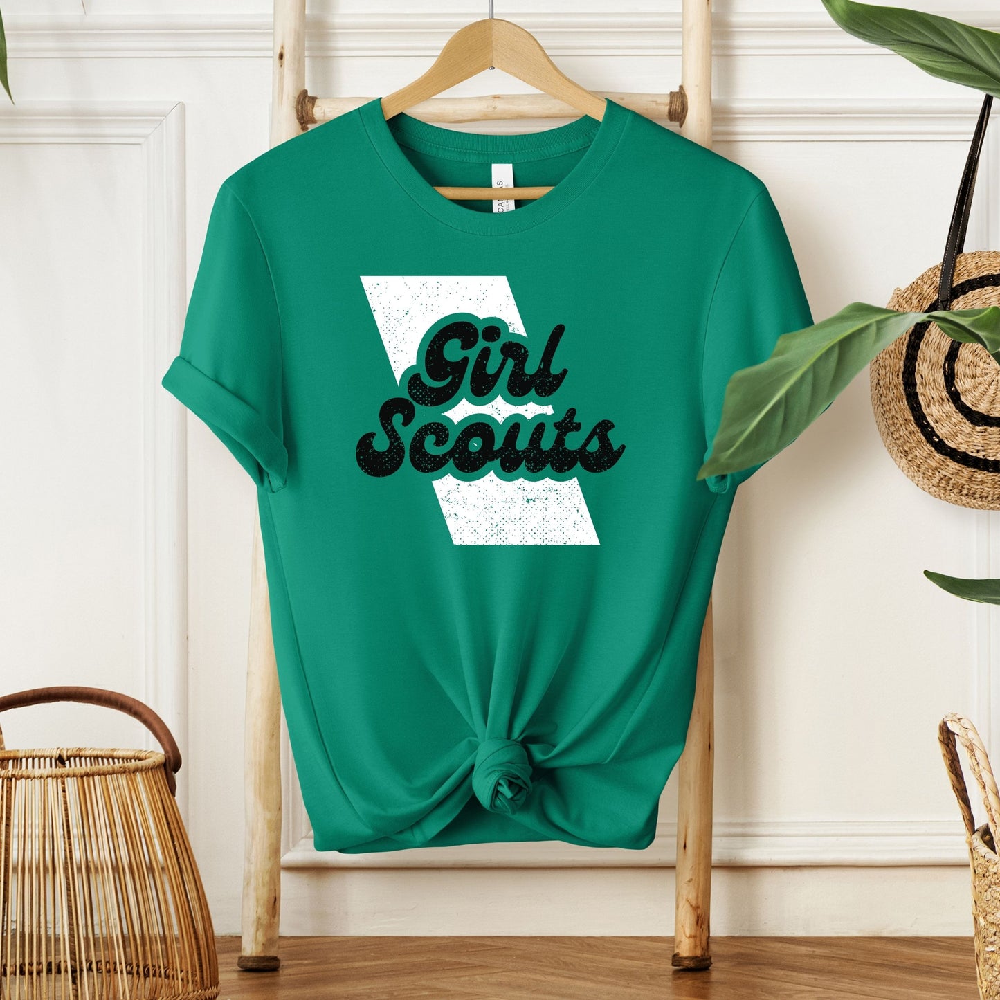 Distressed Girl Scout Sash Adult/Youth Tee