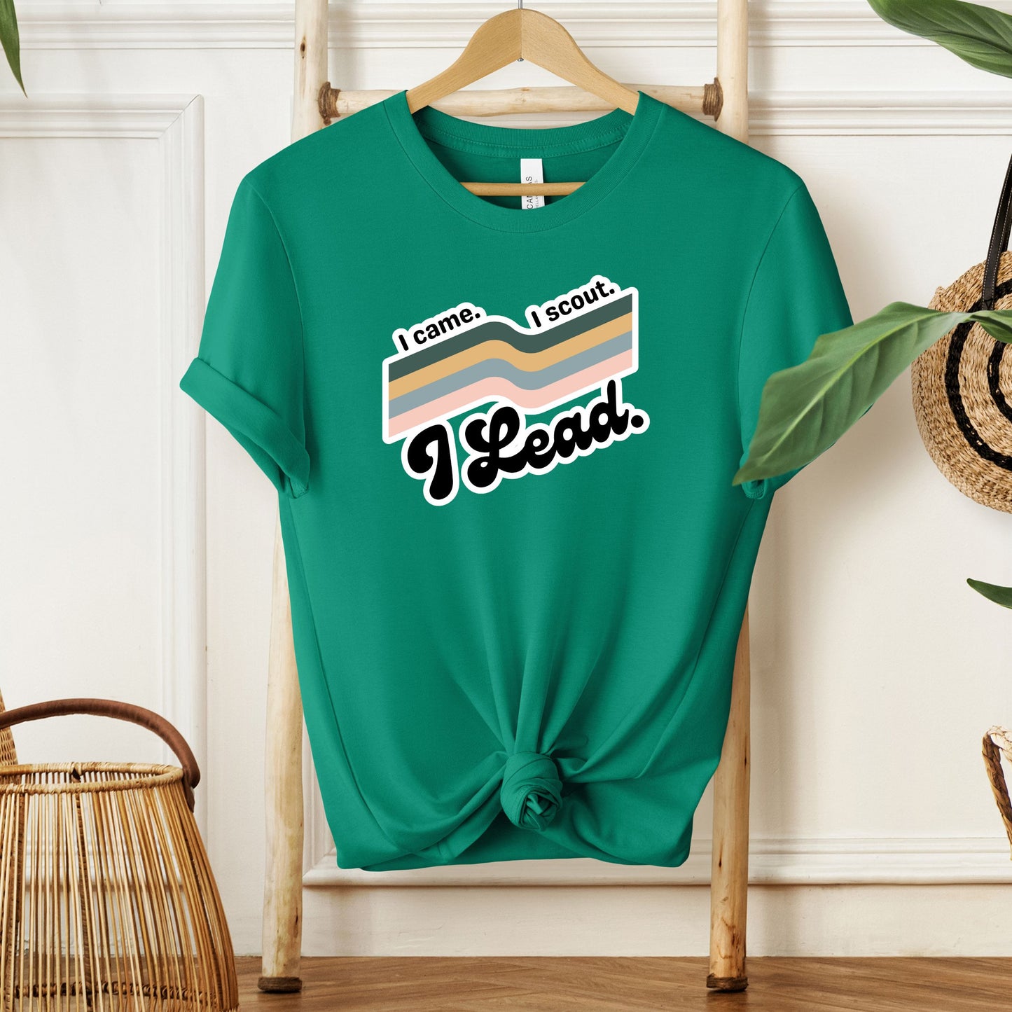 I Came I Scout I Lead Girl Scout Adult/Youth Tee