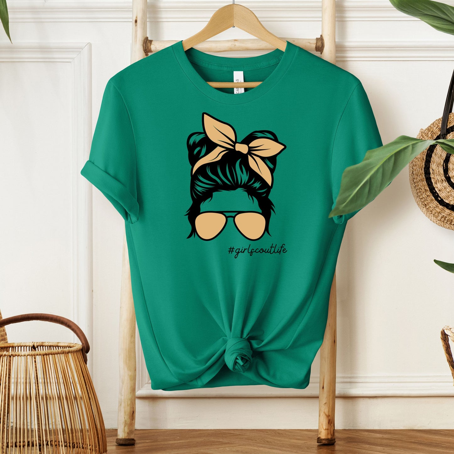 Girl Scout Messy Bun Adult/Youth Tee
