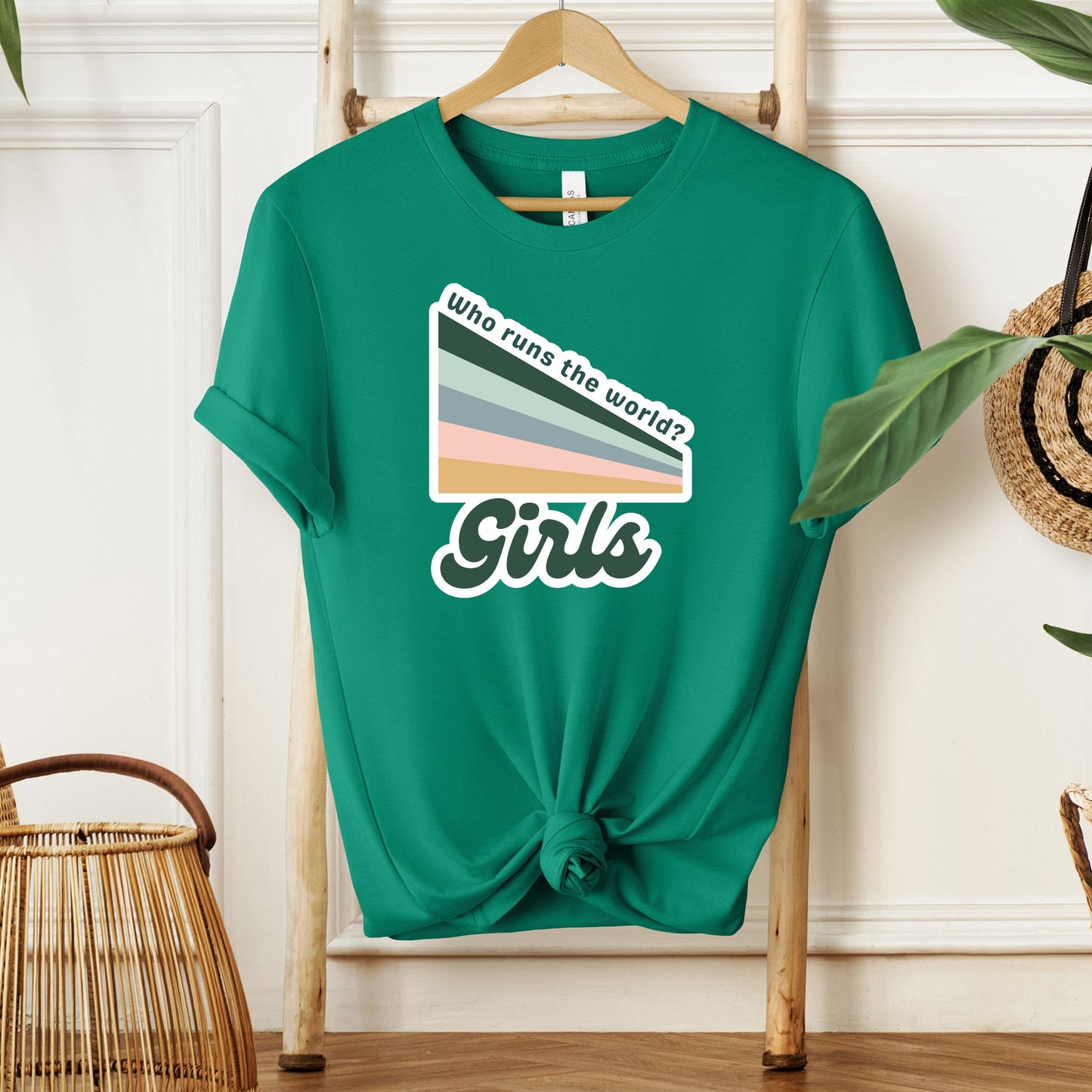 Who Runs the World Girl Scout Adult/Youth Tee