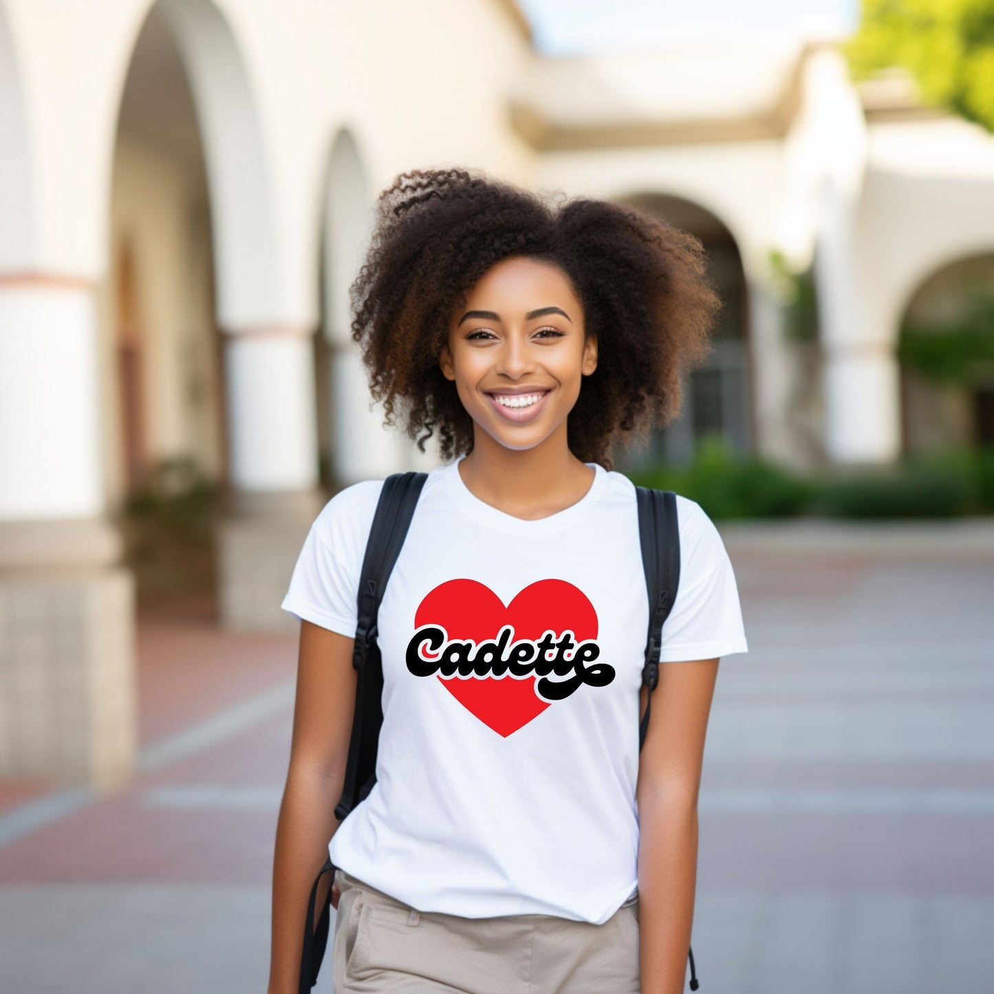 Girl Scout Cadette Heart Youth Tee