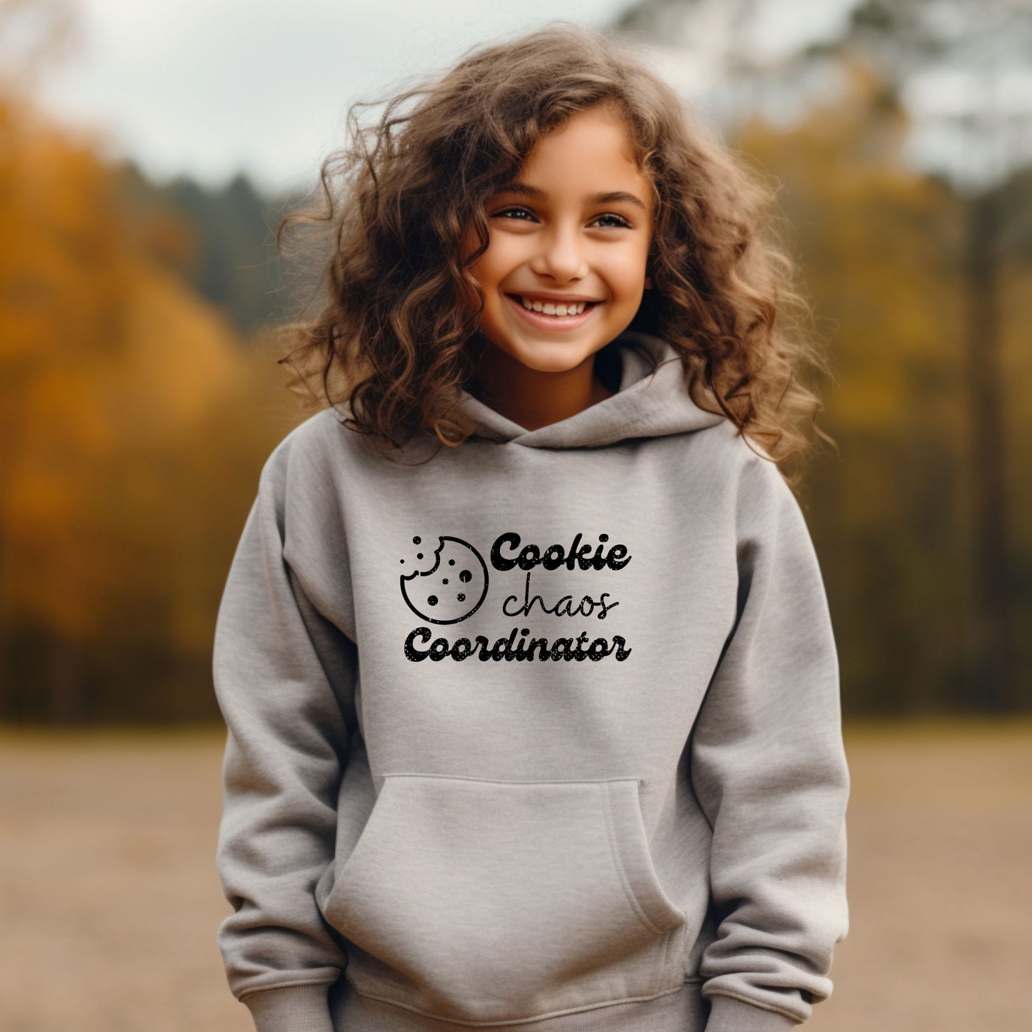 Distressed Girl Scout Cookie Chaos Coordinator Youth/Adult Hoodie