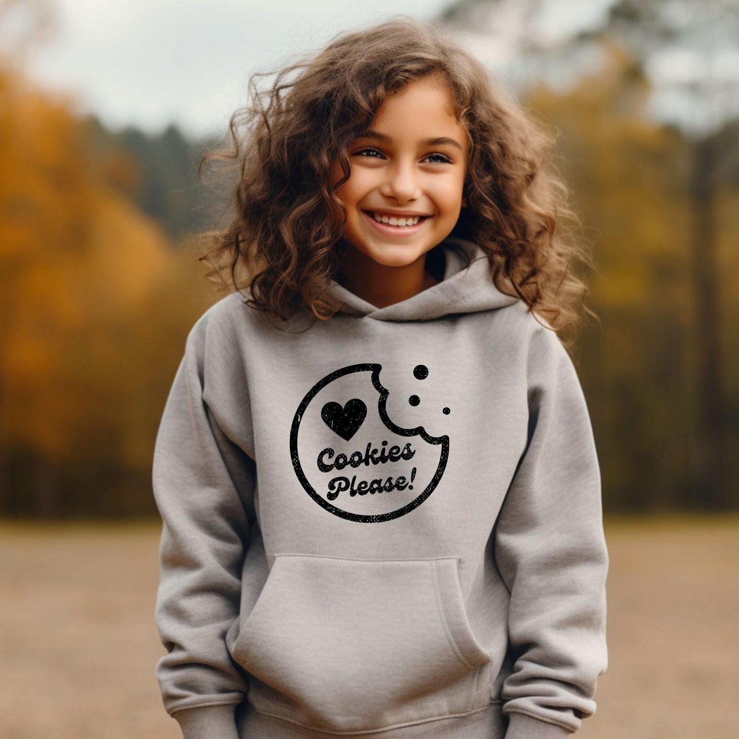 Distressed Girl Scout Cookies Please Youth/Adult Hoodie