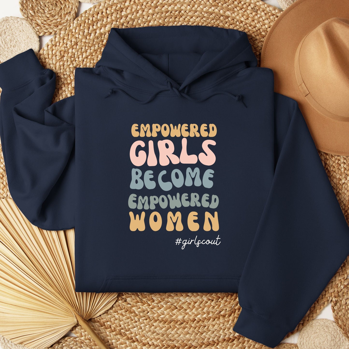 Empowered Girls Become Empowered Women Girl Scout Youth/Adult Hoodie