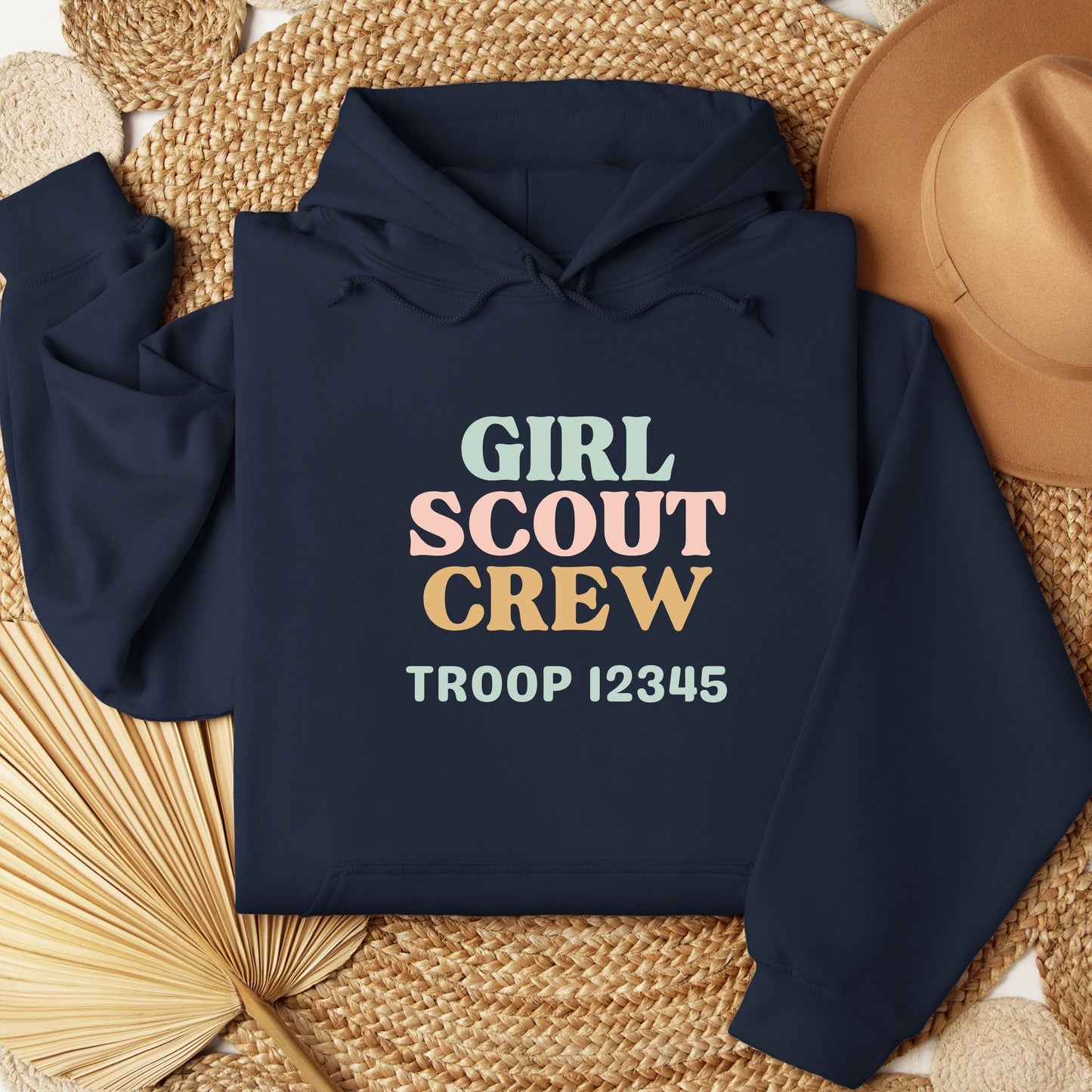 Girl Scout Crew Customizable Troop Youth/Adult Hoodie