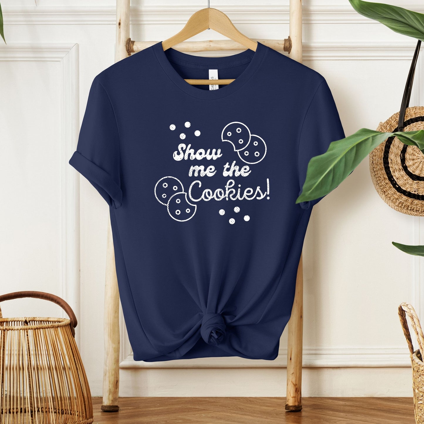 Distressed Show Me the Cookies Girl Scout Adult/Youth Tee