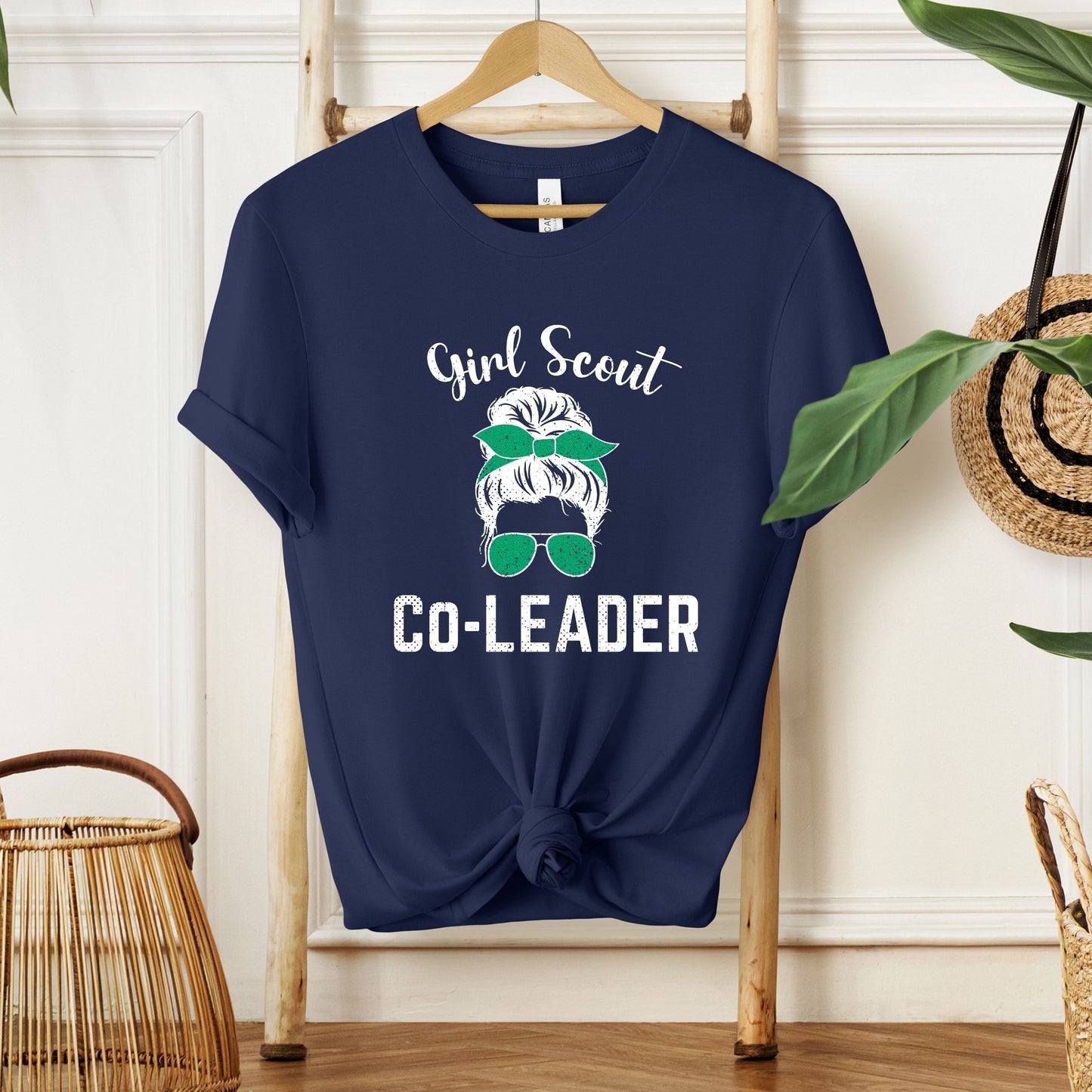Distressed Girl Scout Co Leader Adult/Youth Tee