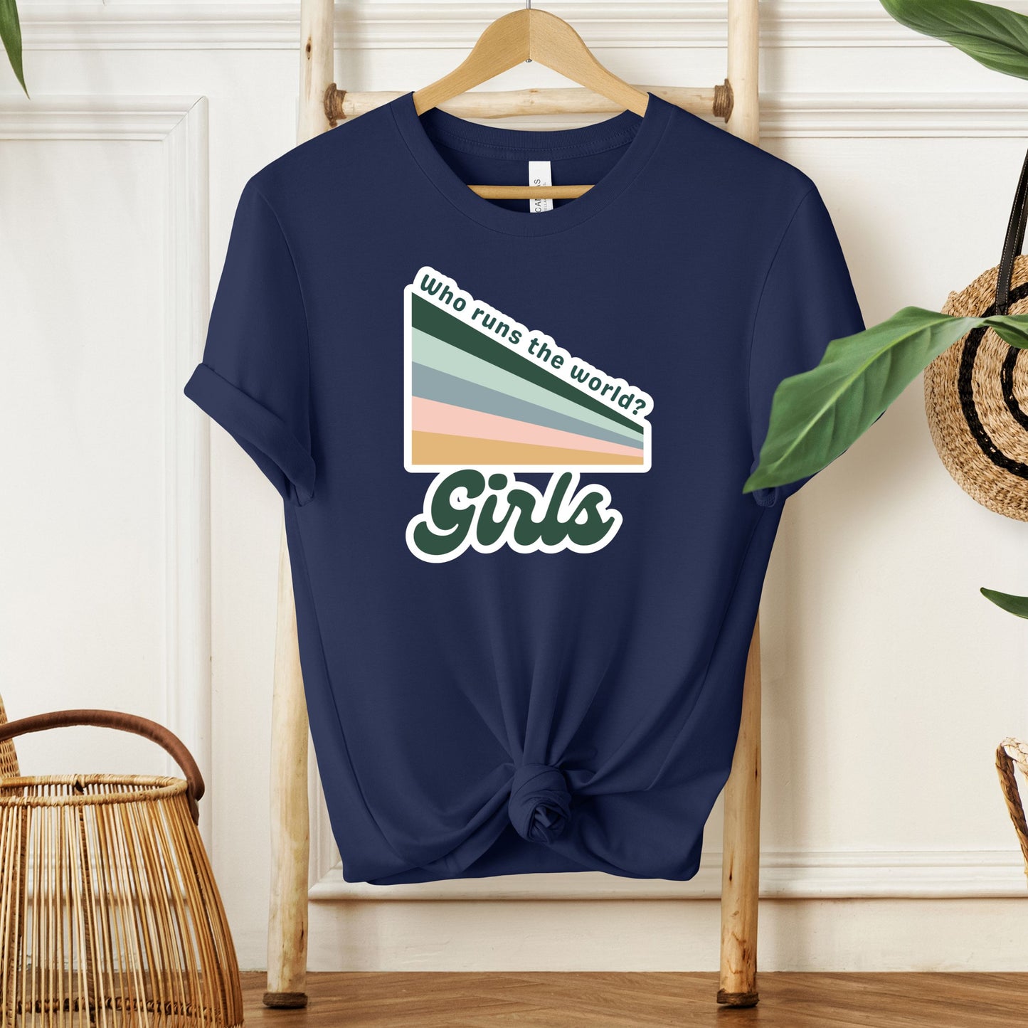 Who Runs the World Girl Scout Adult/Youth Tee