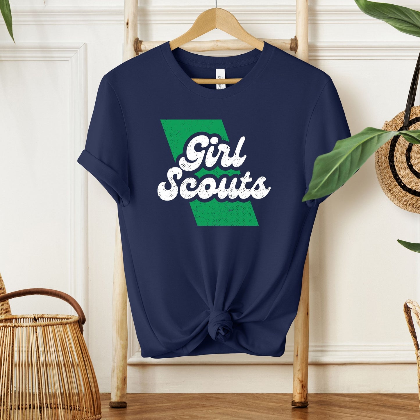 Distressed Girl Scout Sash Adult/Youth Tee
