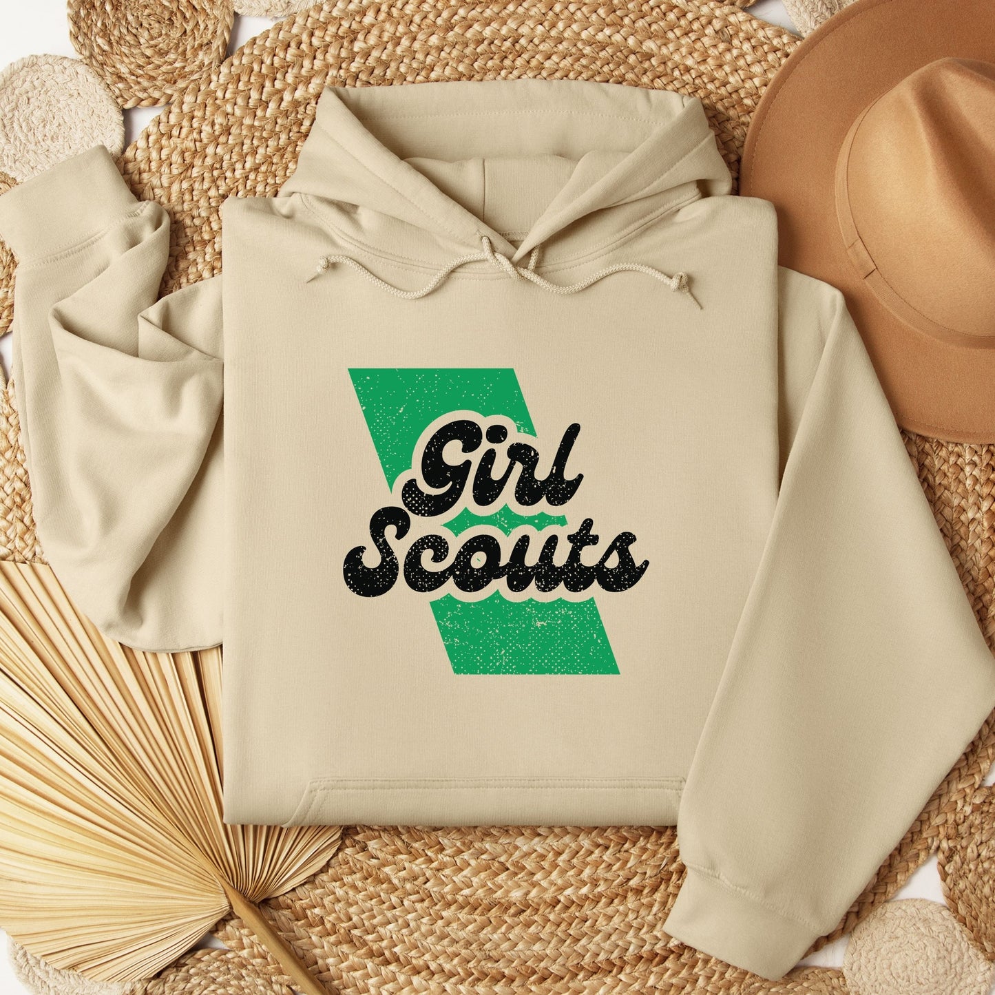 Distressed Girl Scout Sash Youth/Adult Hoodie