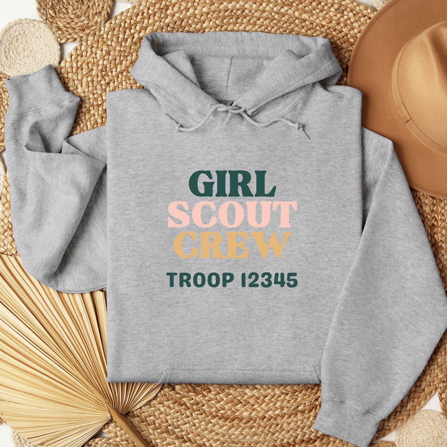 Girl Scout Crew Customizable Troop Youth/Adult Hoodie
