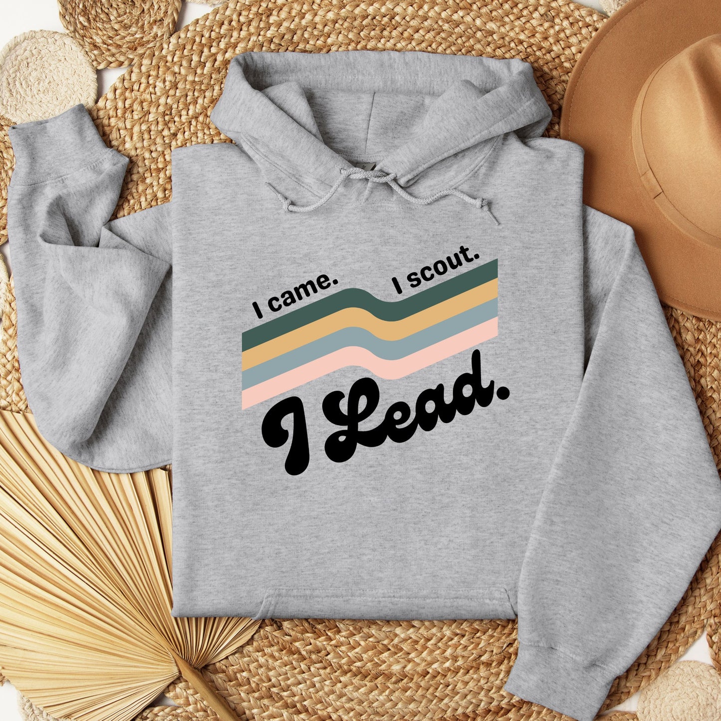 I Came I Scout I Lead Girl Scout Youth/Adult Hoodie