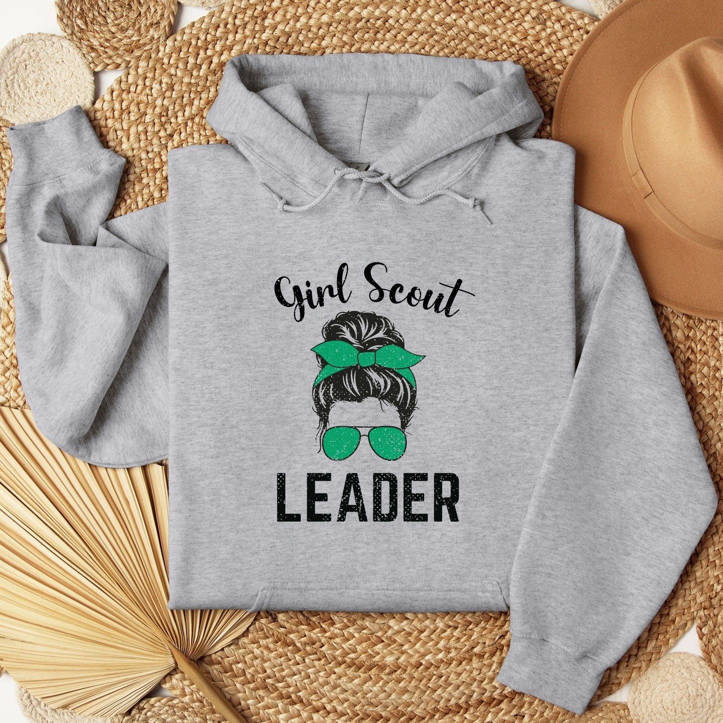 Distressed Girl Scout Leader Youth/Adult Hoodie