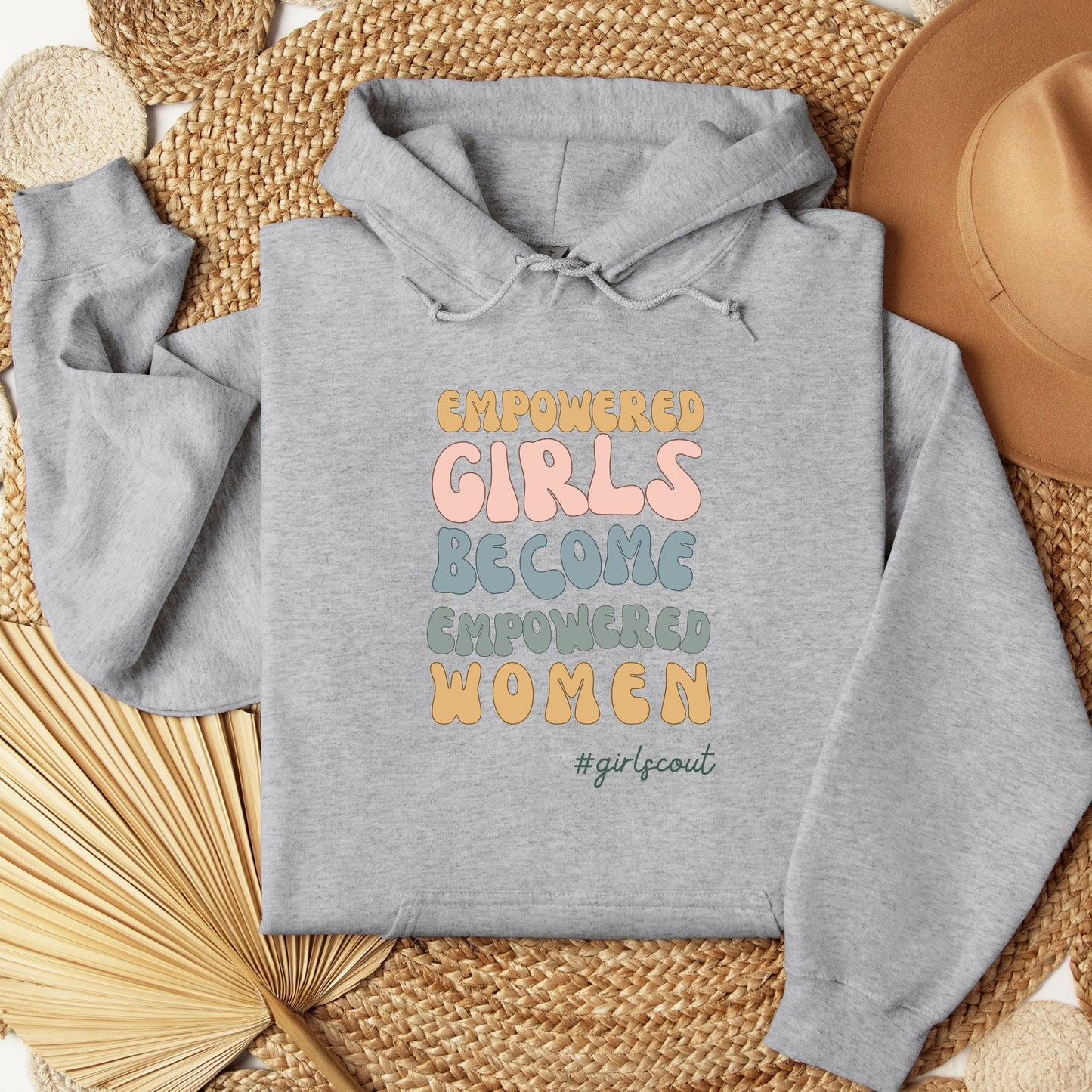 Empowered Girls Become Empowered Women Girl Scout Youth/Adult Hoodie