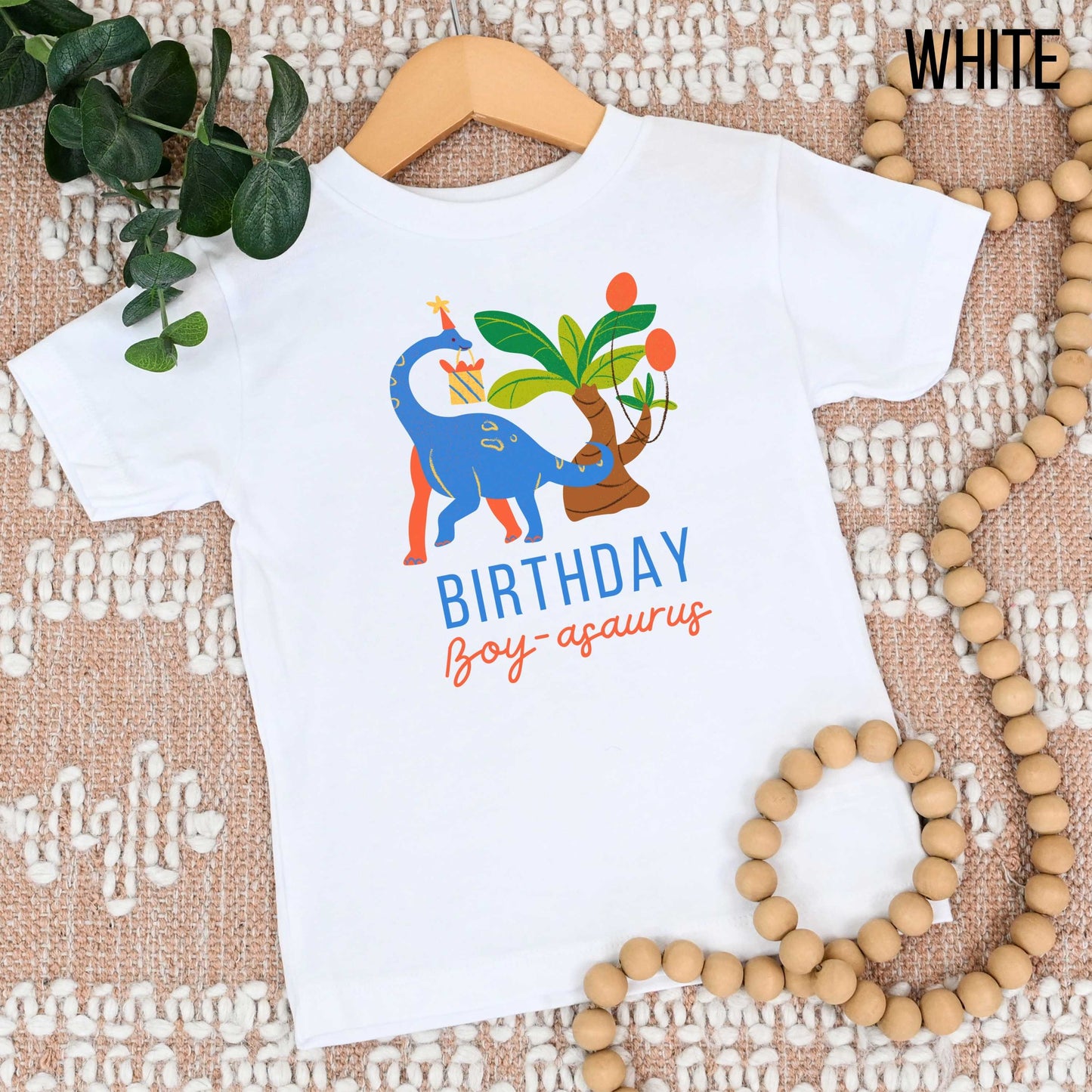 Birthday Boy Boyasaurus Youth Toddler Infant Short Sleeve Tee