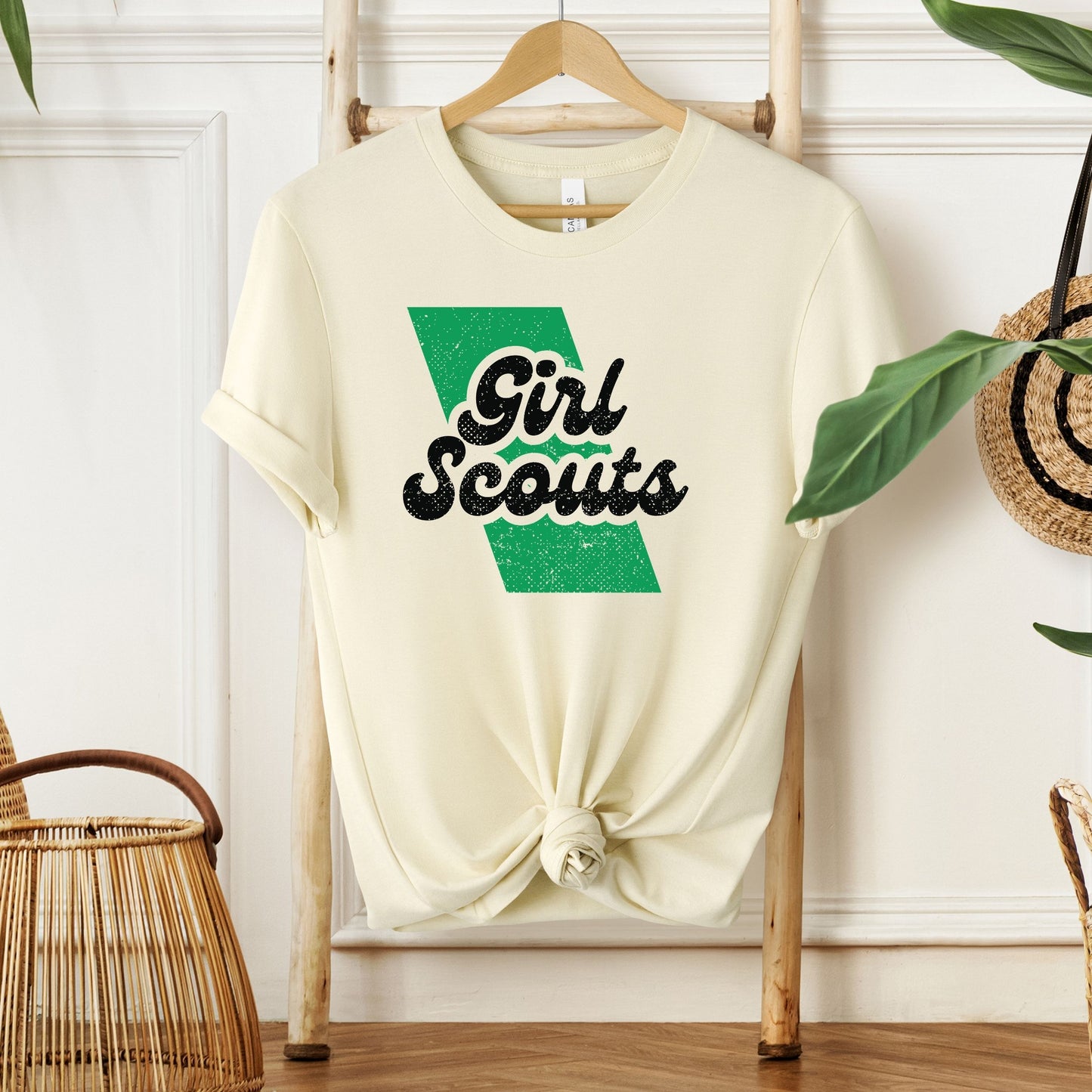 Distressed Girl Scout Sash Adult/Youth Tee