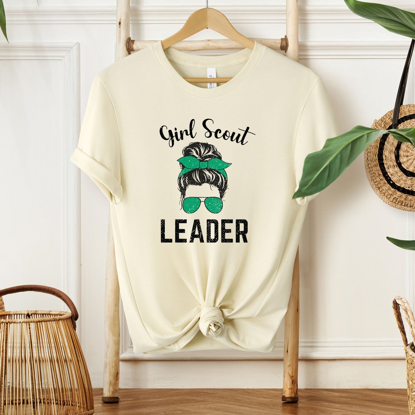 Distressed Girl Scout Leader Adult/Youth Tee